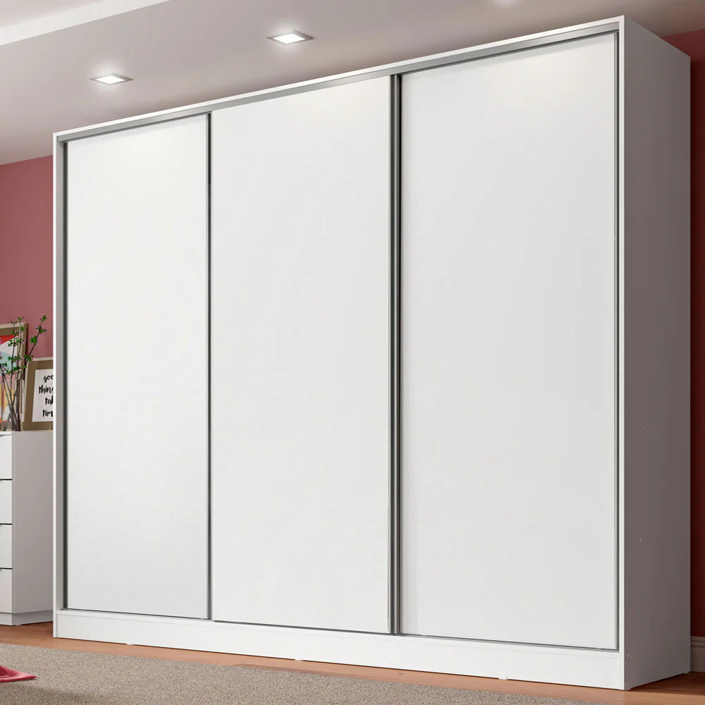 Ropero Placard Matrimonial 100% MDF Zurique 231cm Puertas Corredizas