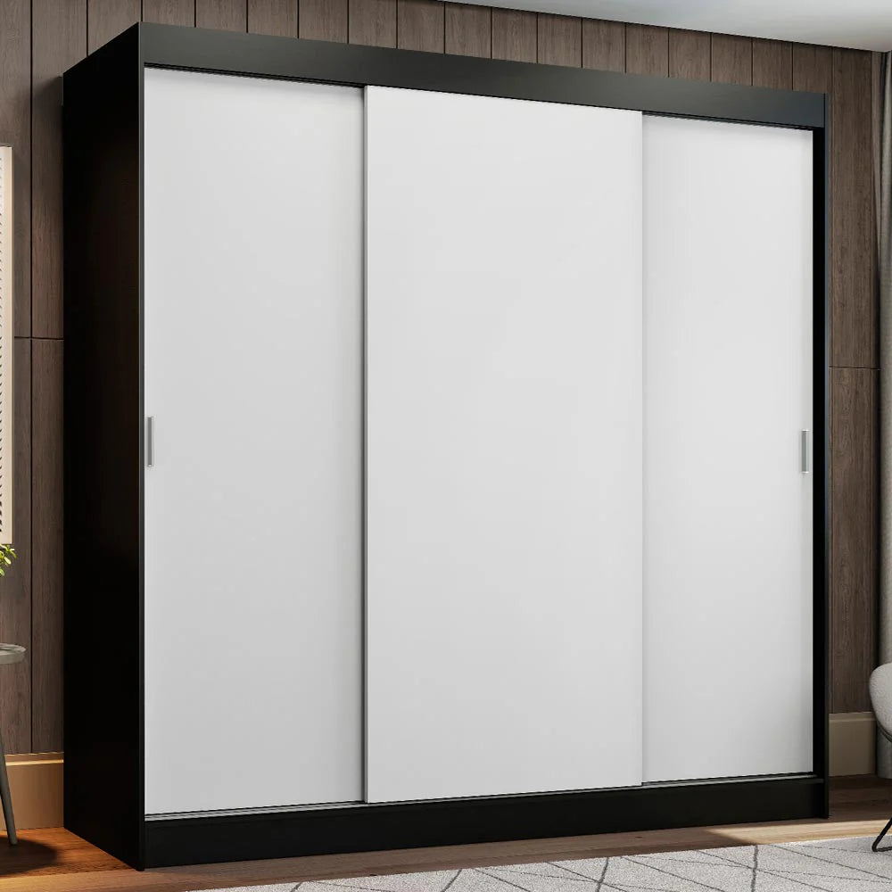 Ropero Placard Matrimonial Reno 180CM Pareja 3 Puertas Corredizas