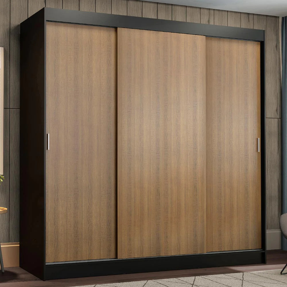 Ropero Placard Matrimonial Reno 180CM Pareja 3 Puertas Corredizas