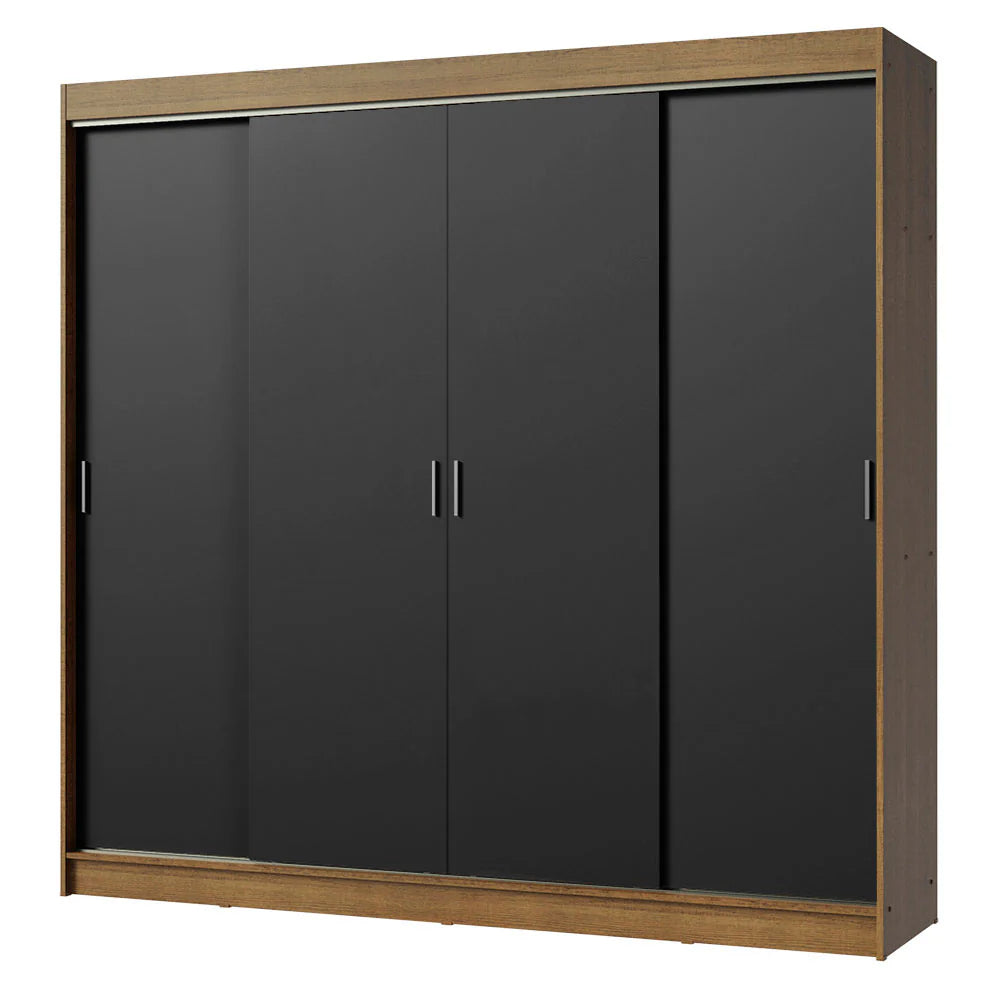 Ropero Placard Matrimonial Austin 4 Puertas Corredizas 215cm