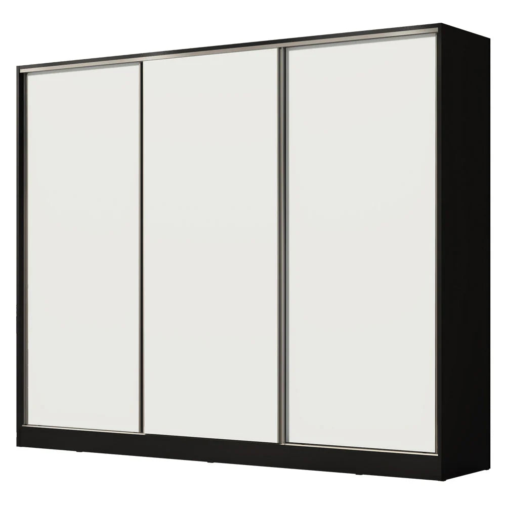 Ropero Placard Matrimonial 100% MDF Zurique 231cm Puertas Corredizas