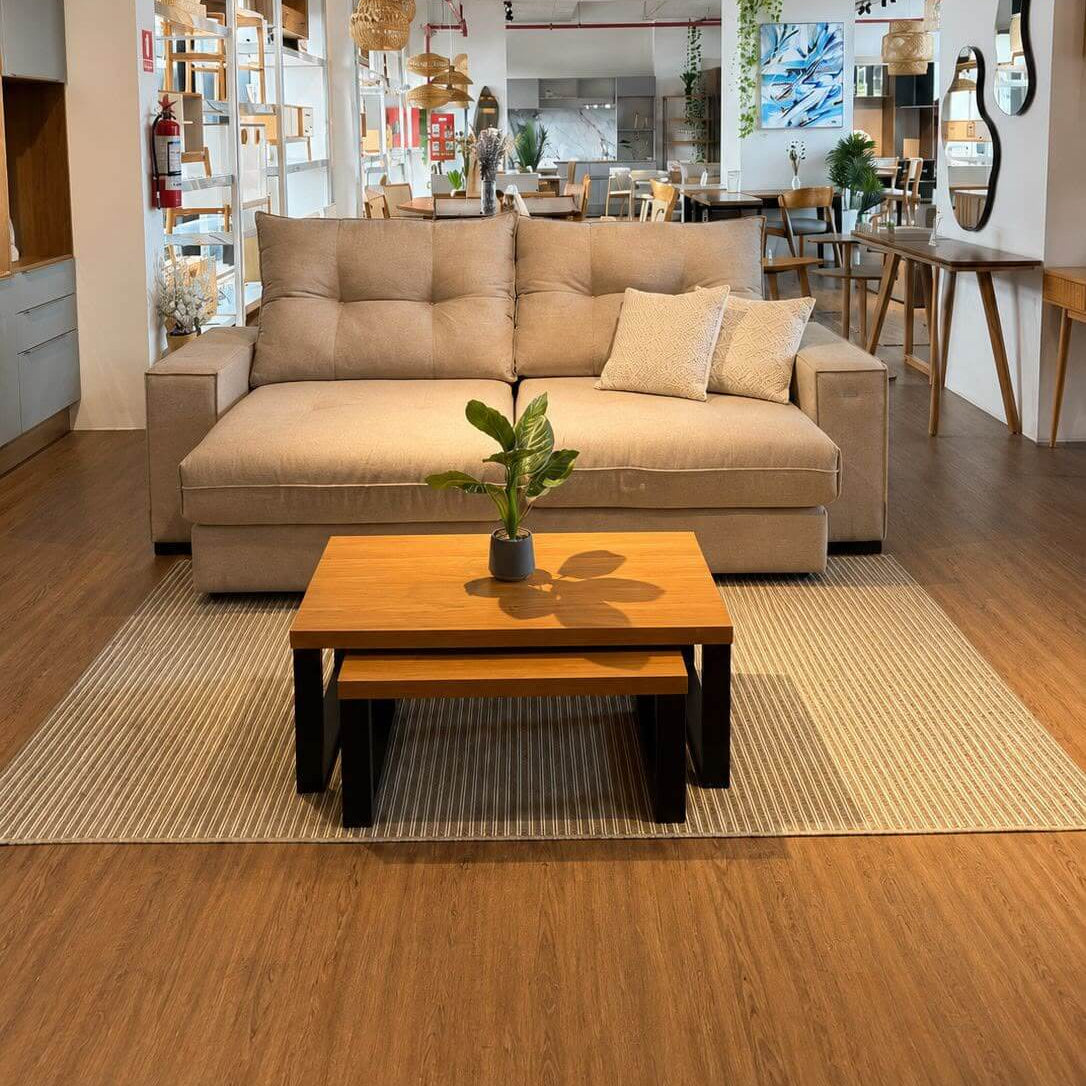 Conjunto de Mesas Ratonas Industrial 100% MDF - Linea Factory