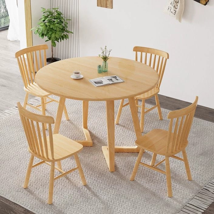 Mesa Alba Redonda 100cm - Madera Maciza
