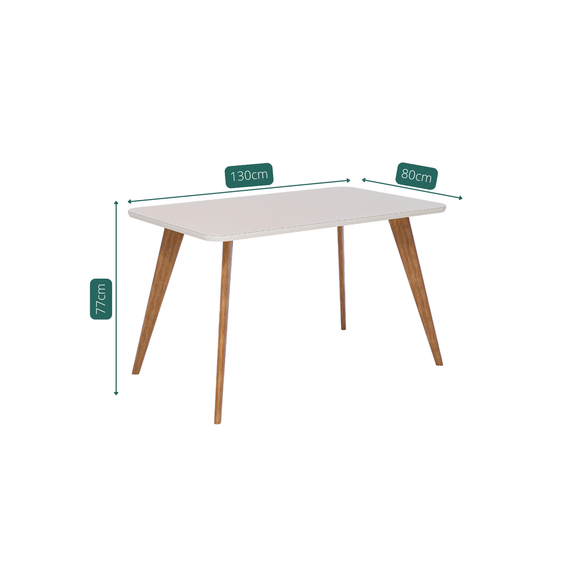 Mesa Amara 1.30cm - Madera Maciza