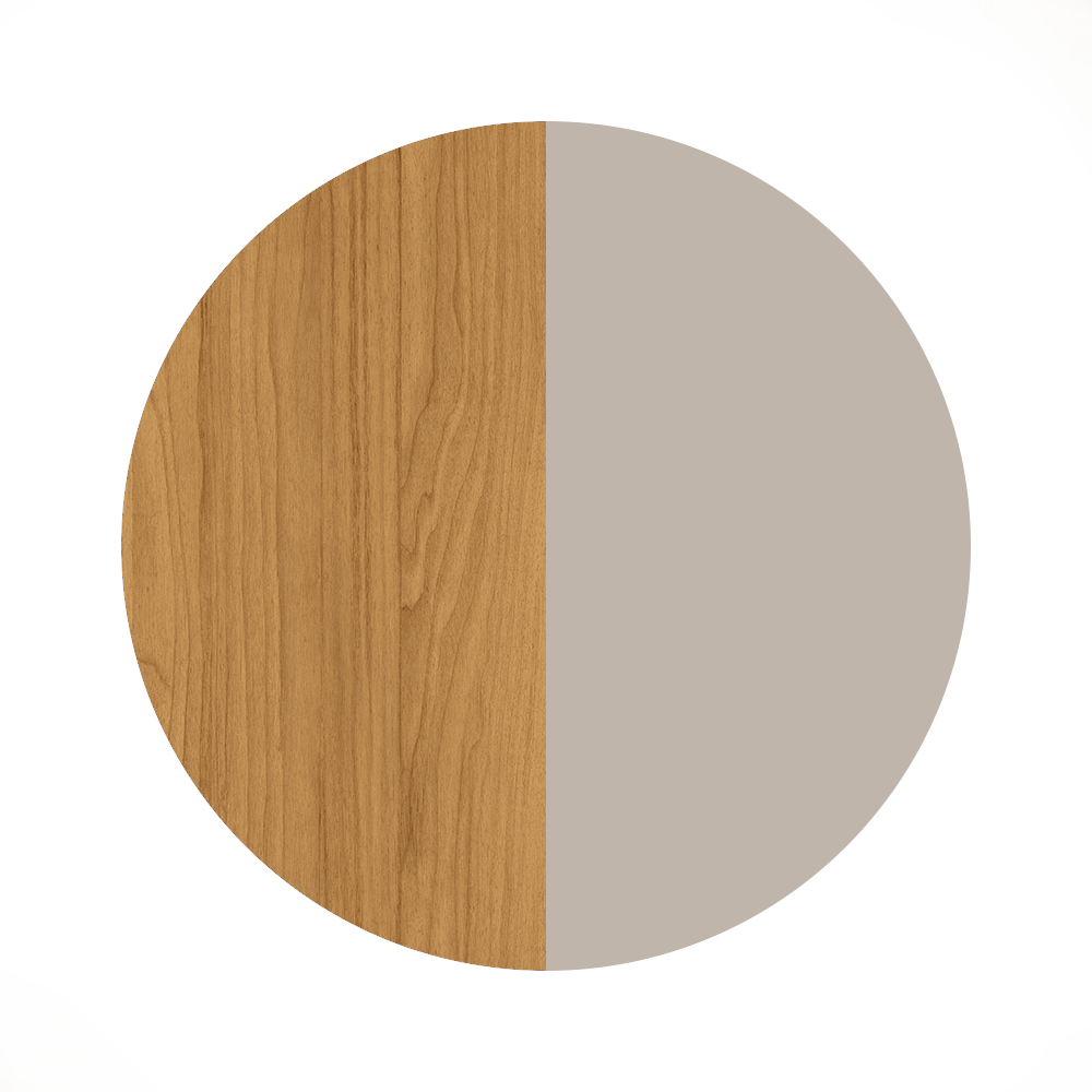 Home Rack/Panel Santorini Curvo con Led