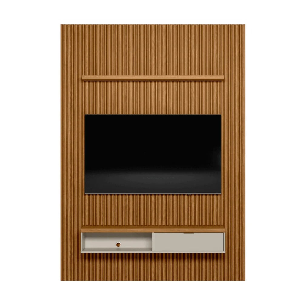 Panel para tv Ripado Murcia 180cm con Listones de Madera