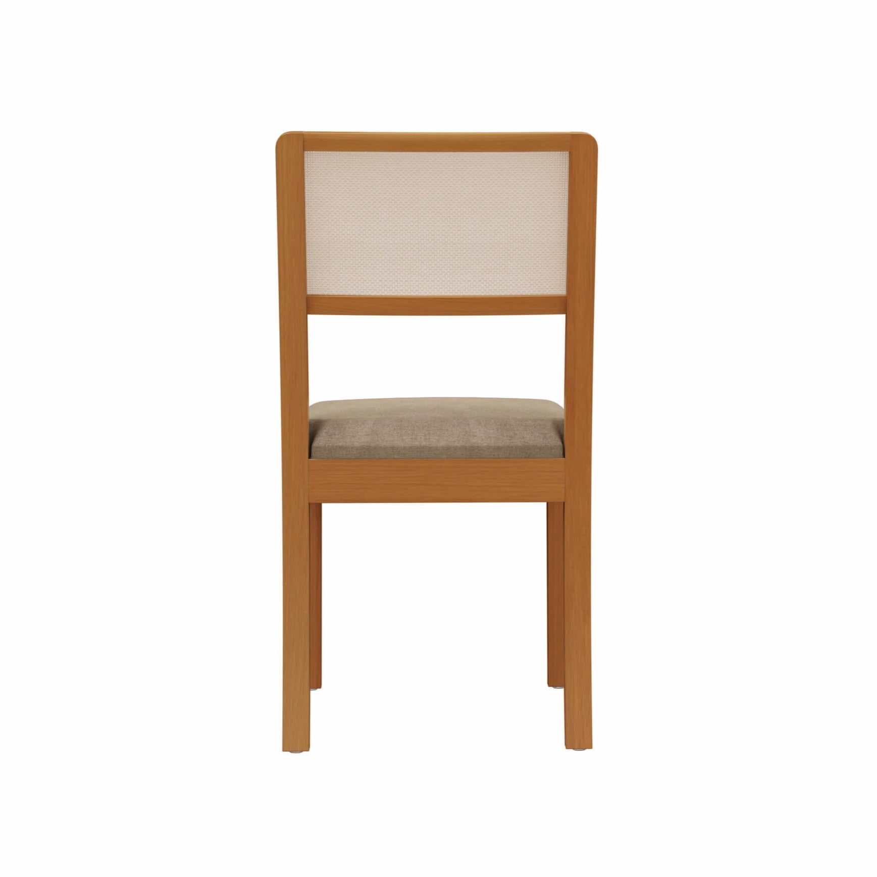 Juego de comedor Mesa Elma Redonda con Tapa de Vidrio Blanco con 4 Sillas Lola
