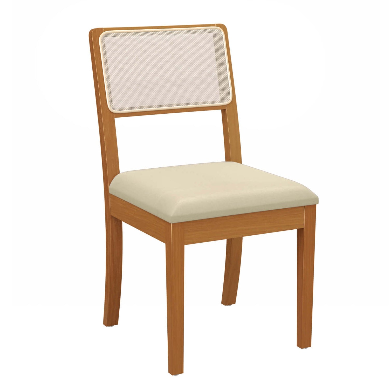 Juego de Comedor Mira con Vidrio Sobrepuesto Blanco con 6 Sillas Lola