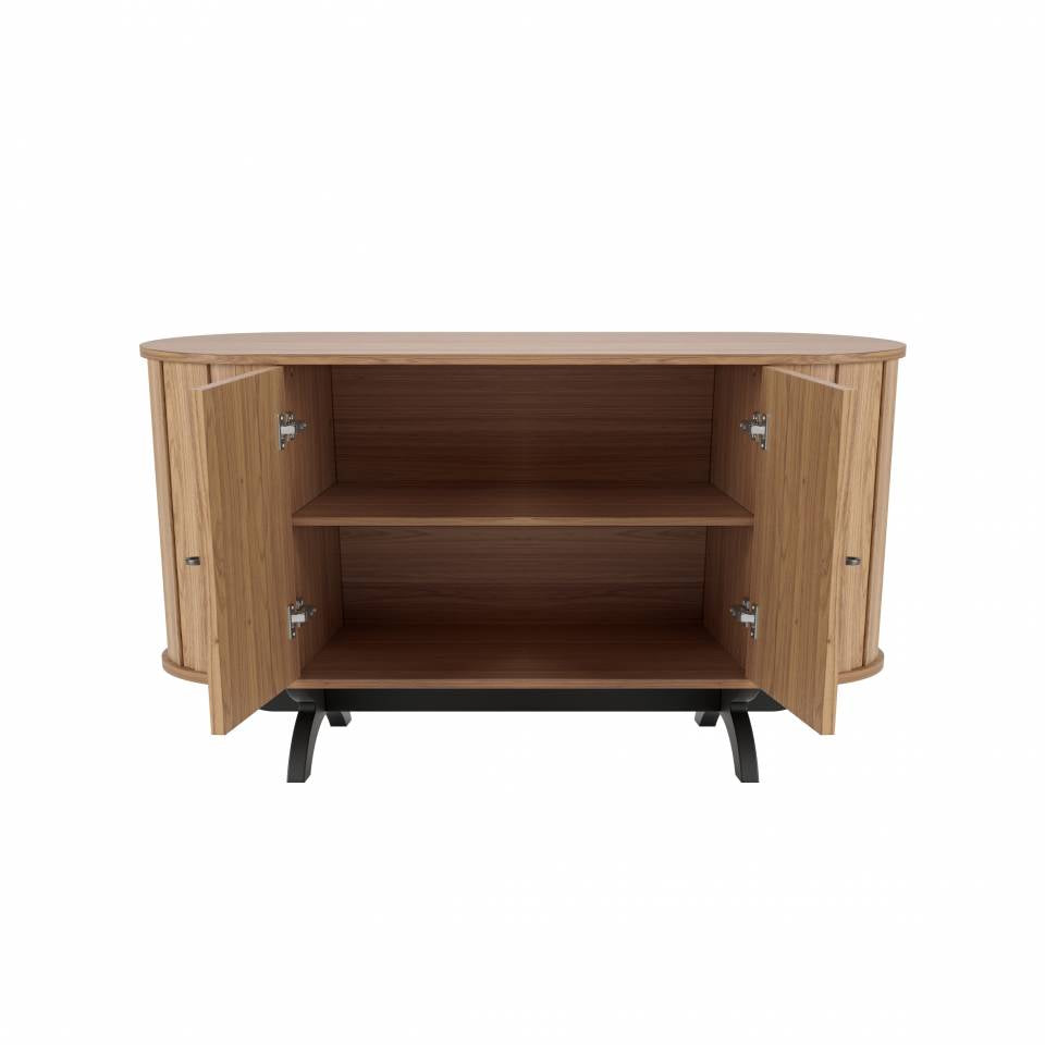 Aparador Prime Recibidor Curvo 130cm 100% MDF - Linea Factory