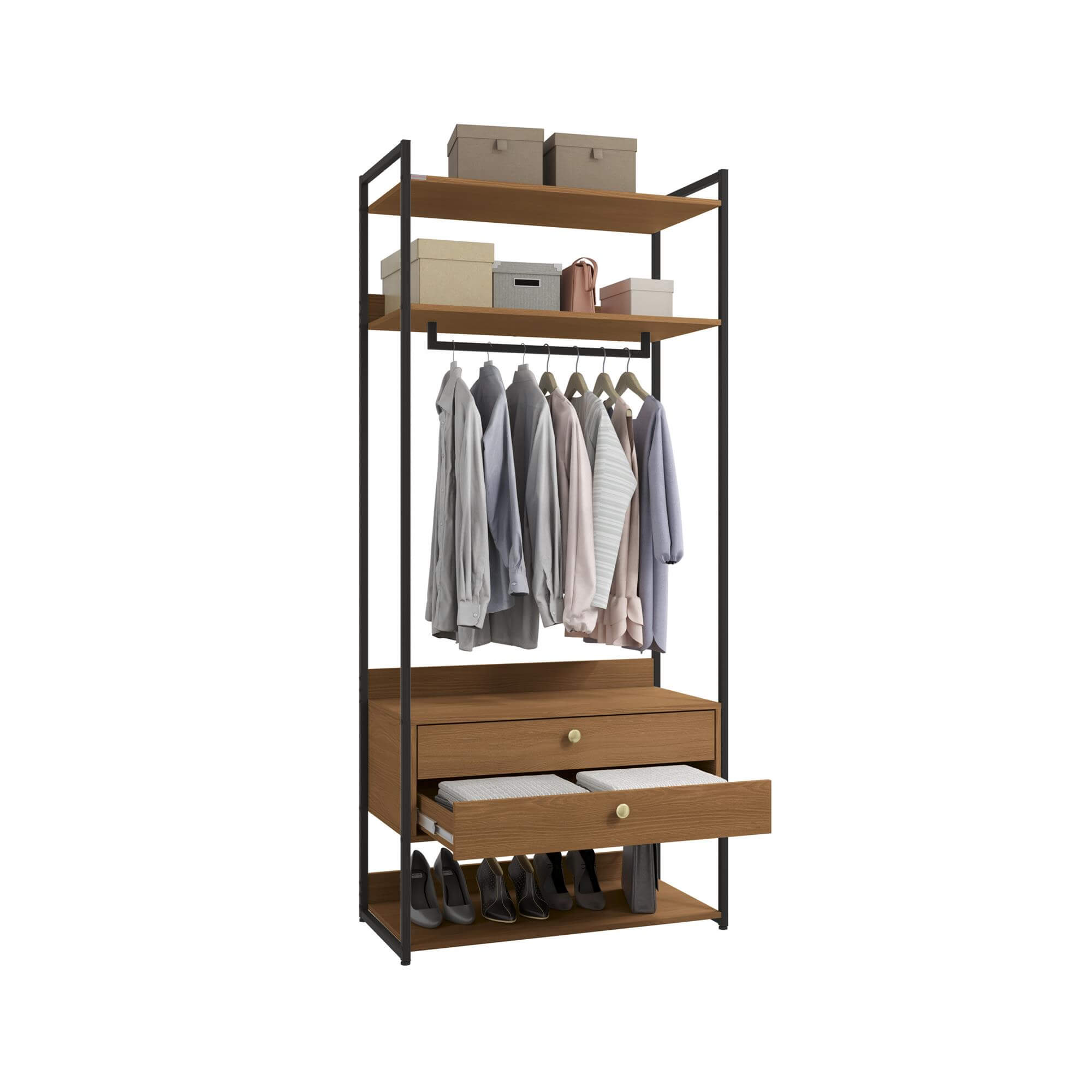 Closet Abierto Modular P47 - Linea Industrial