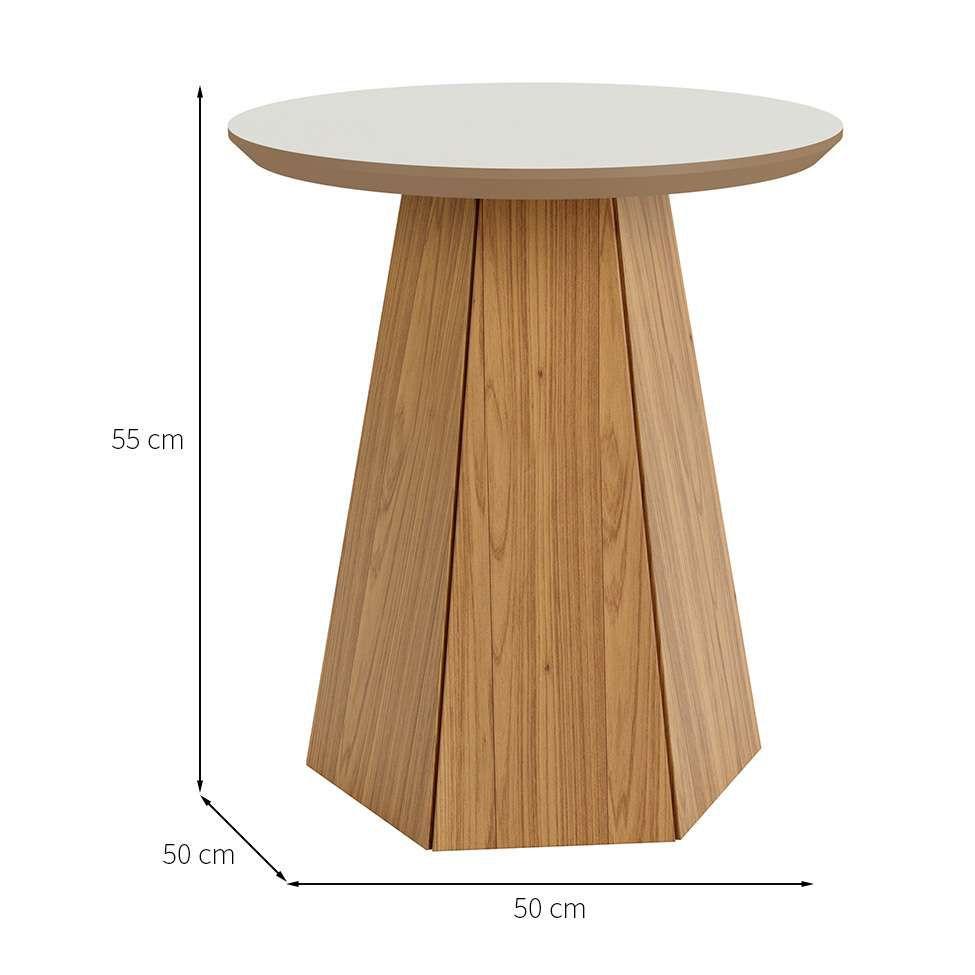 Mesa Esquinera Carla 50CM -100% MDF