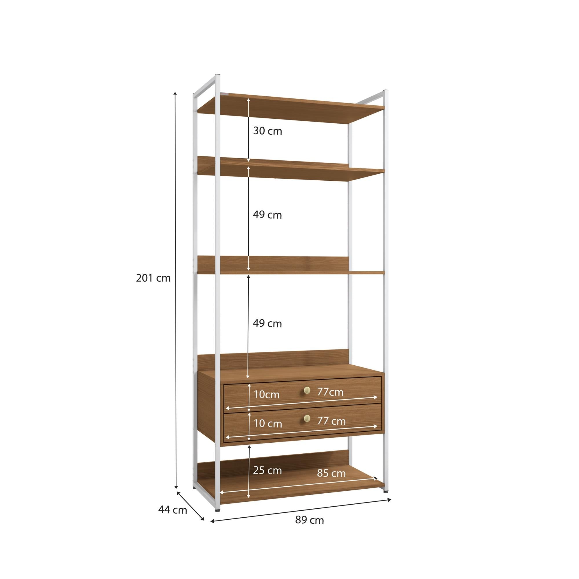 Closet Abierto Modular P49 - Linea Industrial