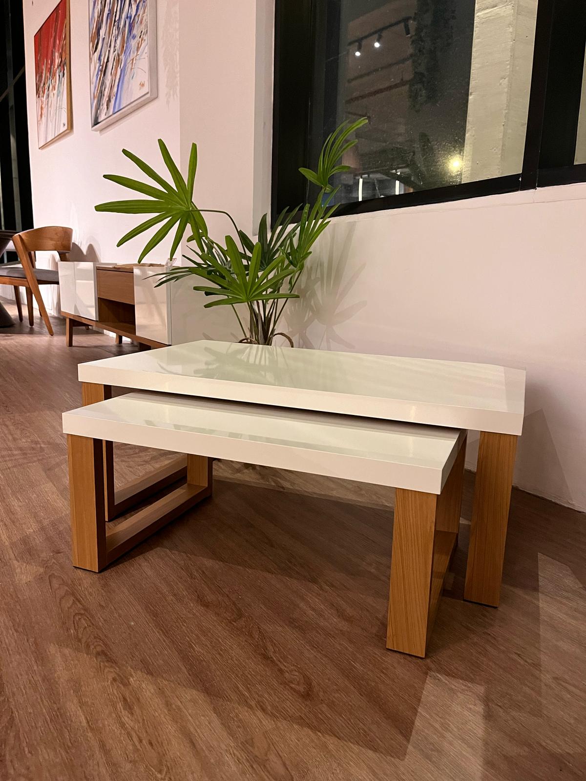 Conjunto de Mesas Ratonas Industrial 100% MDF - Linea Factory