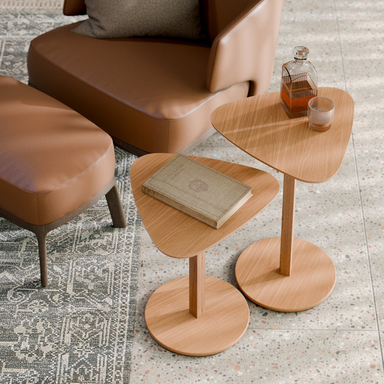 Conjunto de Mesas Lateral Paris Irregular - Linea Ares