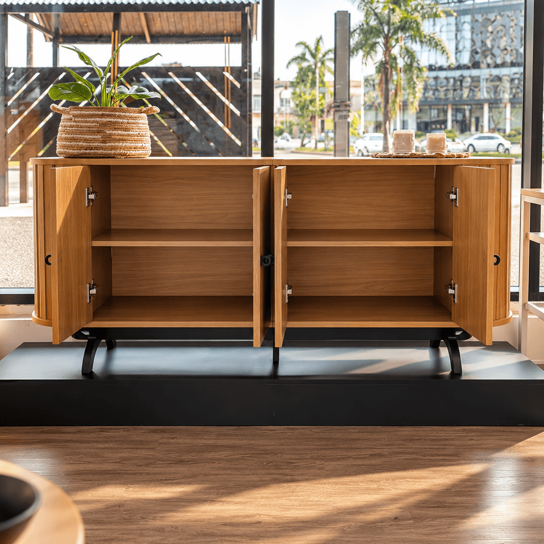 Aparador Curvo 180cm 100% MDF - Linea Factory