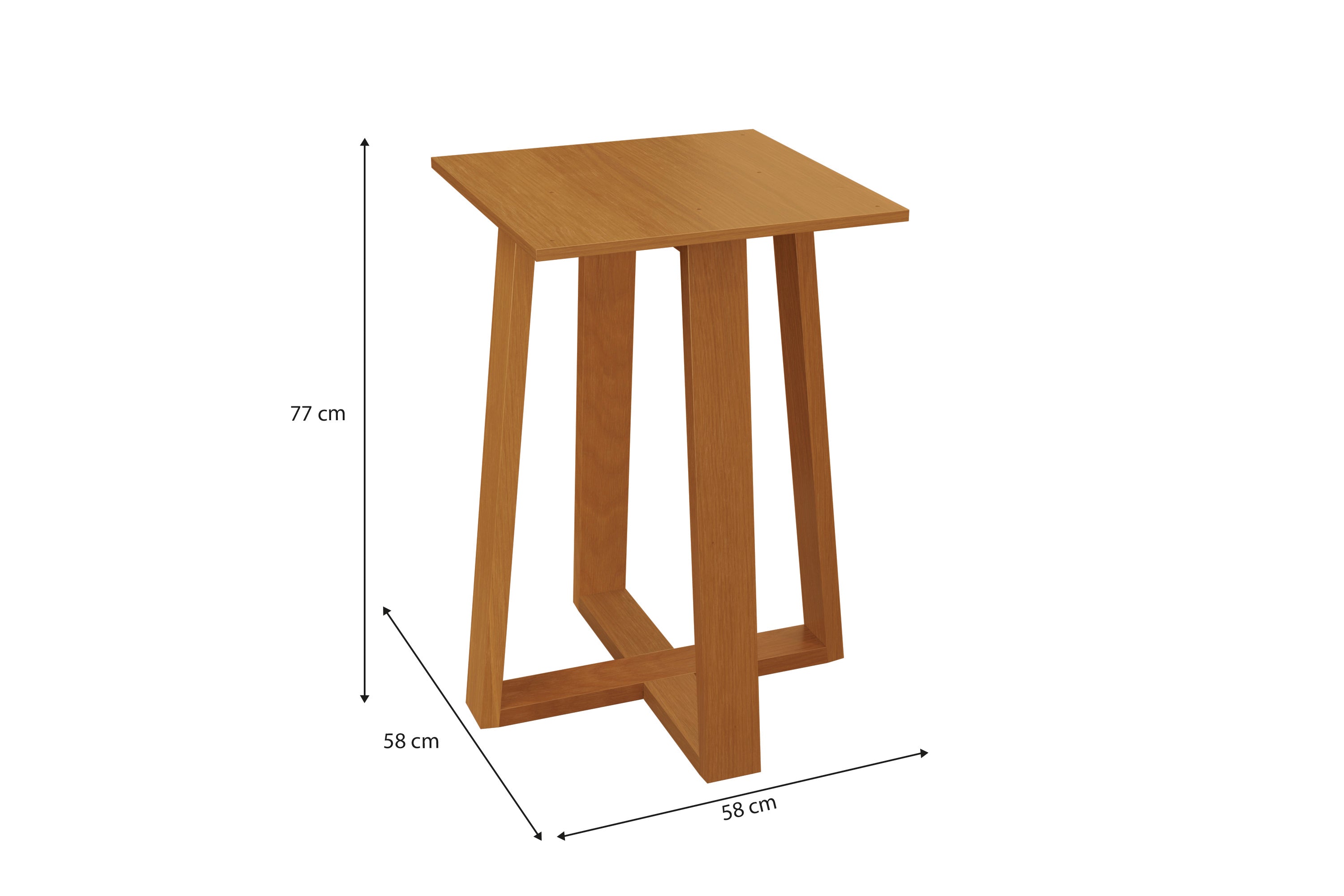 Juego de Comedor Rebeca 4 Sillas Madera Maciza y Vidrio Sobrepuesto