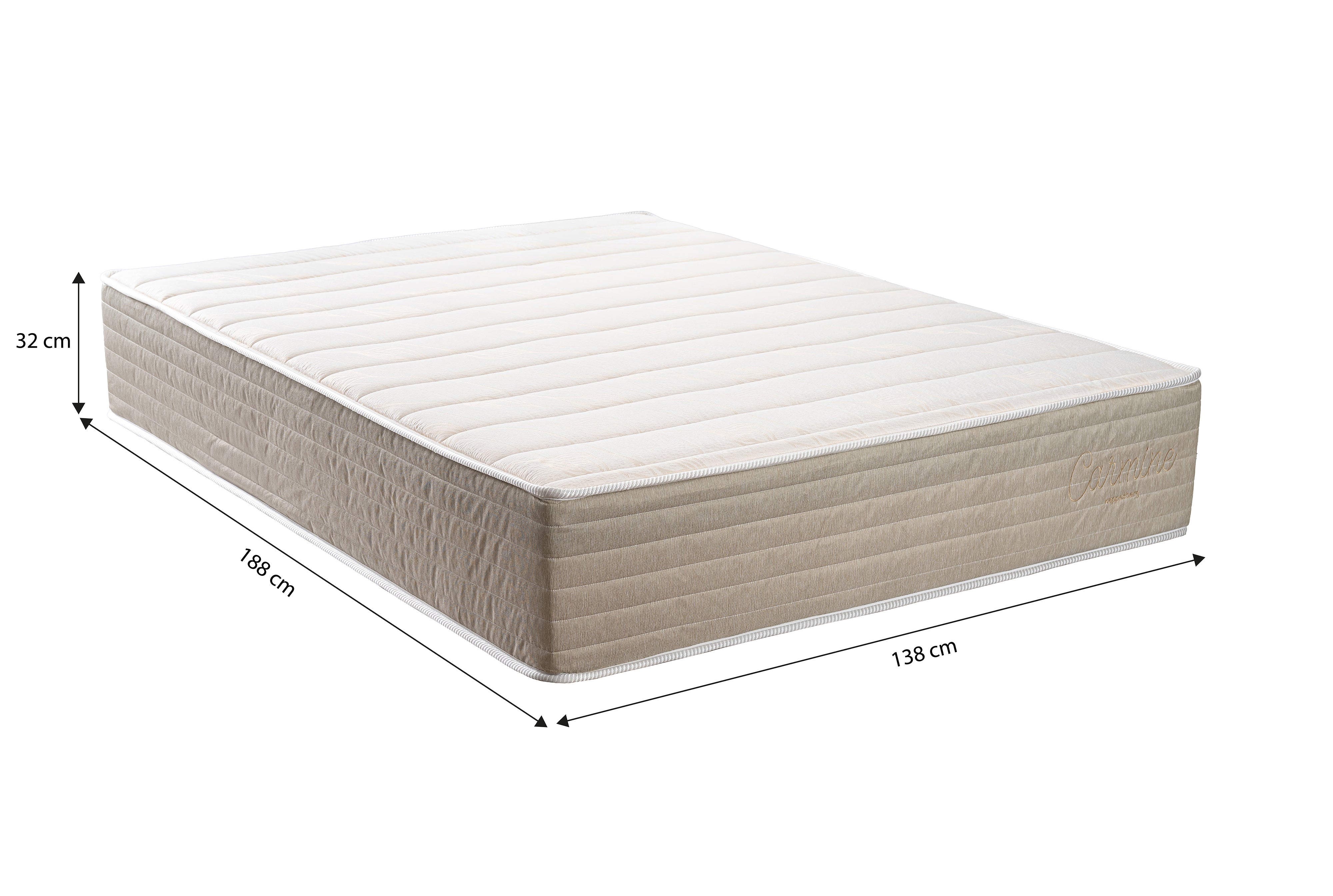 Colchon 2 Plazas Queen Carmine Premium
