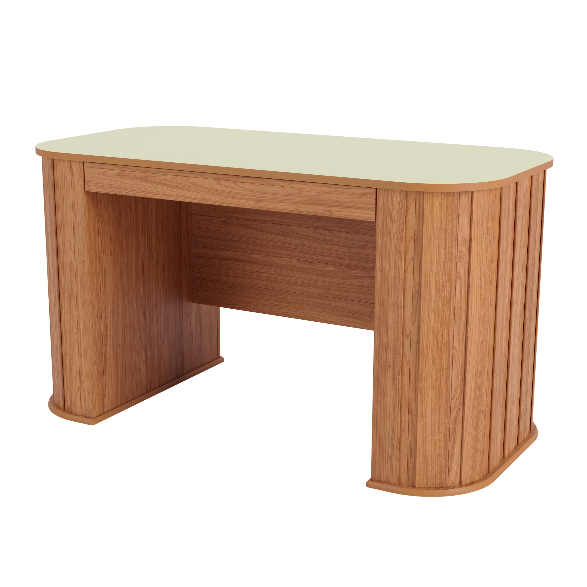 Escritorio Munich Curvo Mesa de Oficina C/1 Cajon 135cm 100% MDF