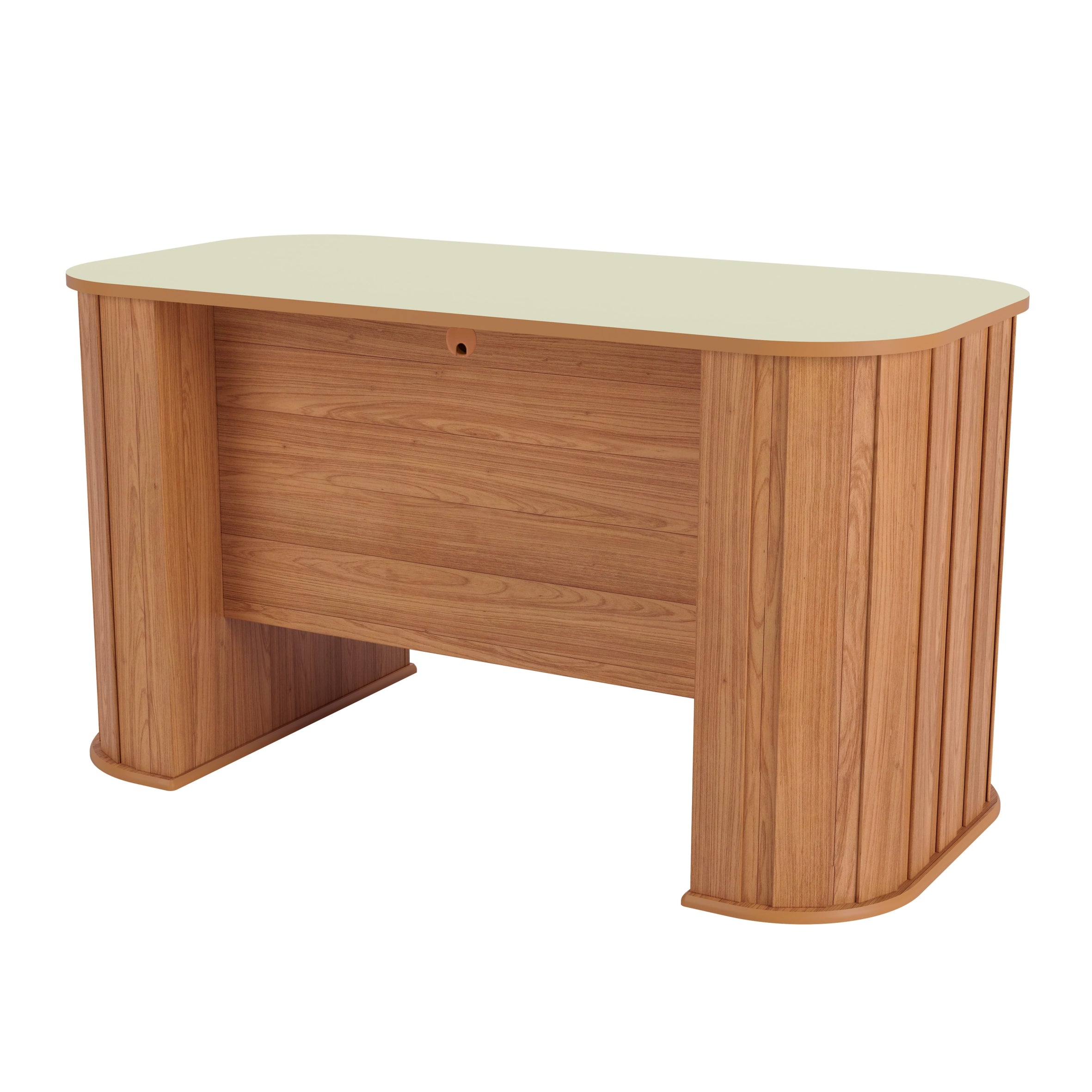 Escritorio Munich Curvo Mesa de Oficina C/1 Cajon 135cm 100% MDF