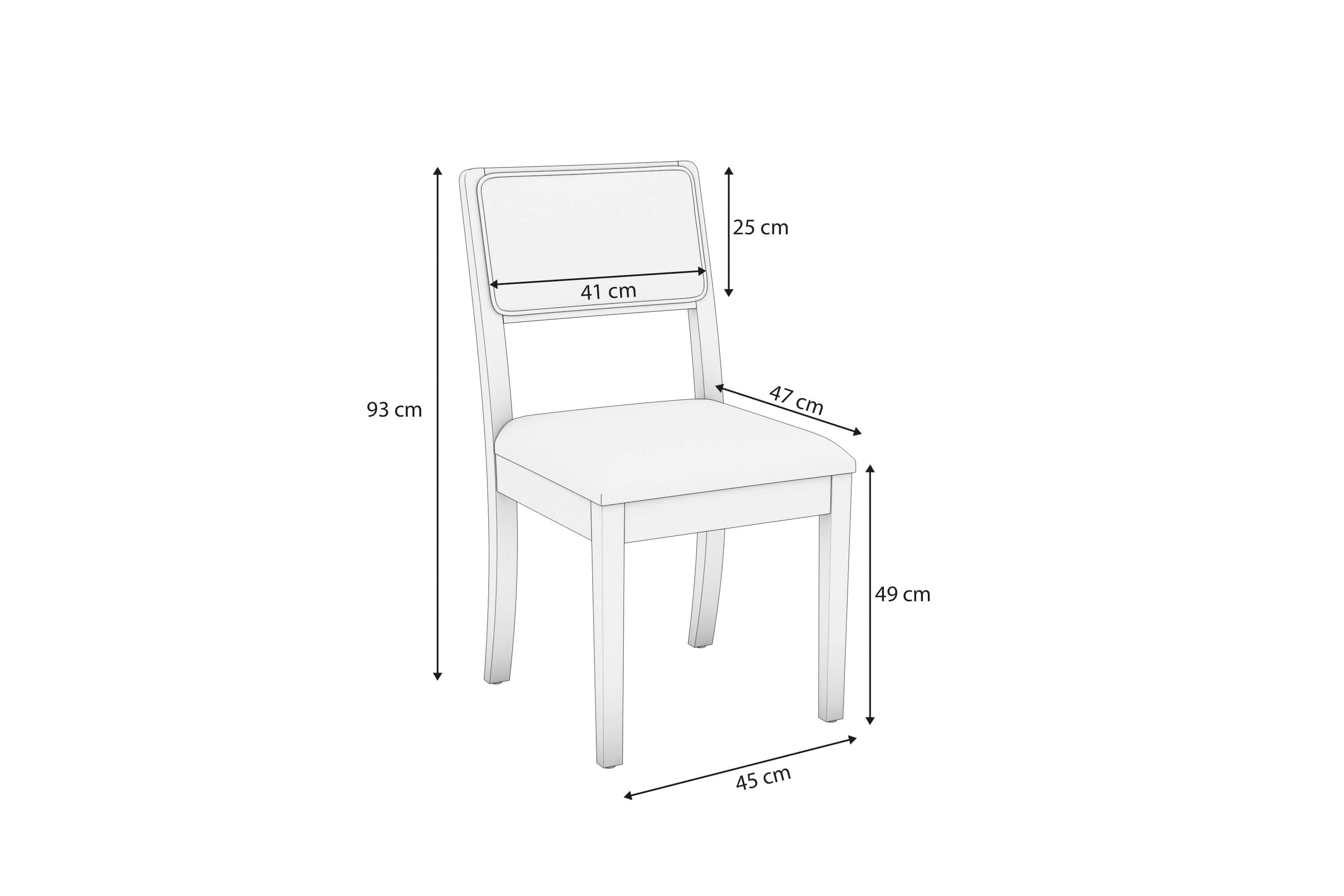 Juego de Comedor Rebeca 4 Sillas Madera Maciza y Vidrio Sobrepuesto