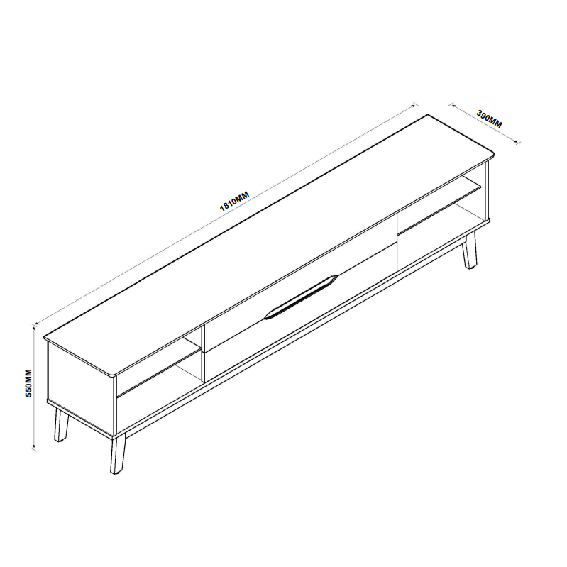 Rack Limit 180CM - Linea Ares