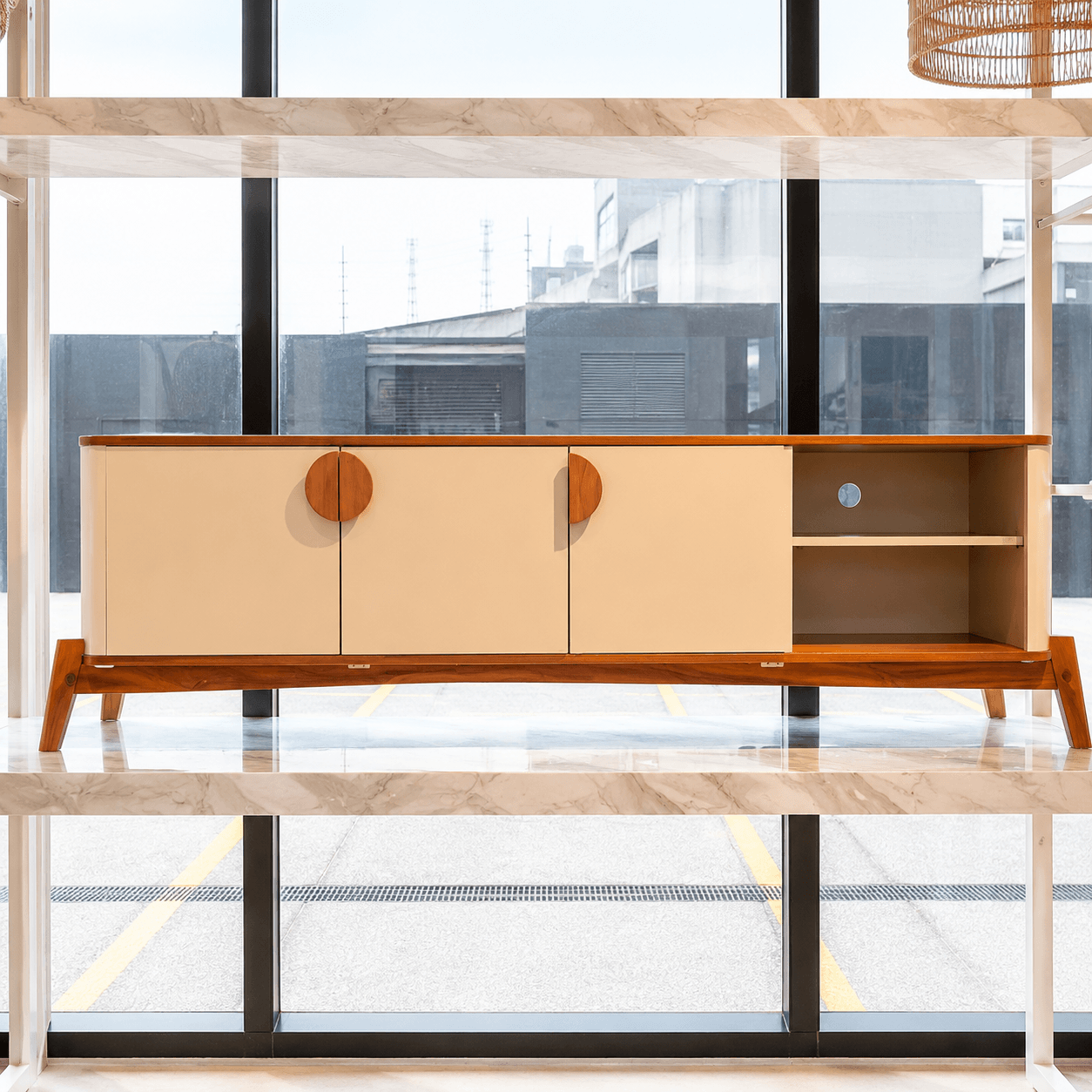 Rack 180CM - Linea Buriti 100% MDF (Producto Armado del Showroom)