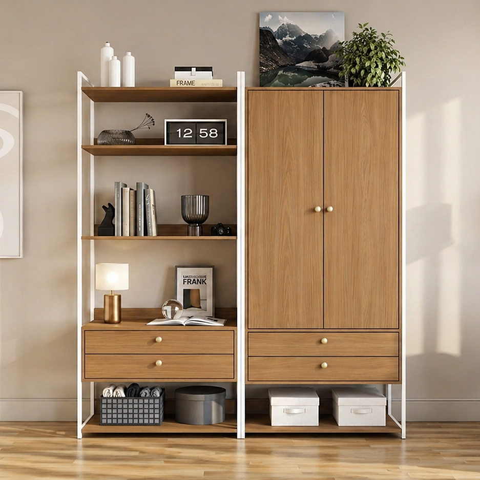 Combo Closet Abierto Modular P48 y P49 - Linea Industrial
