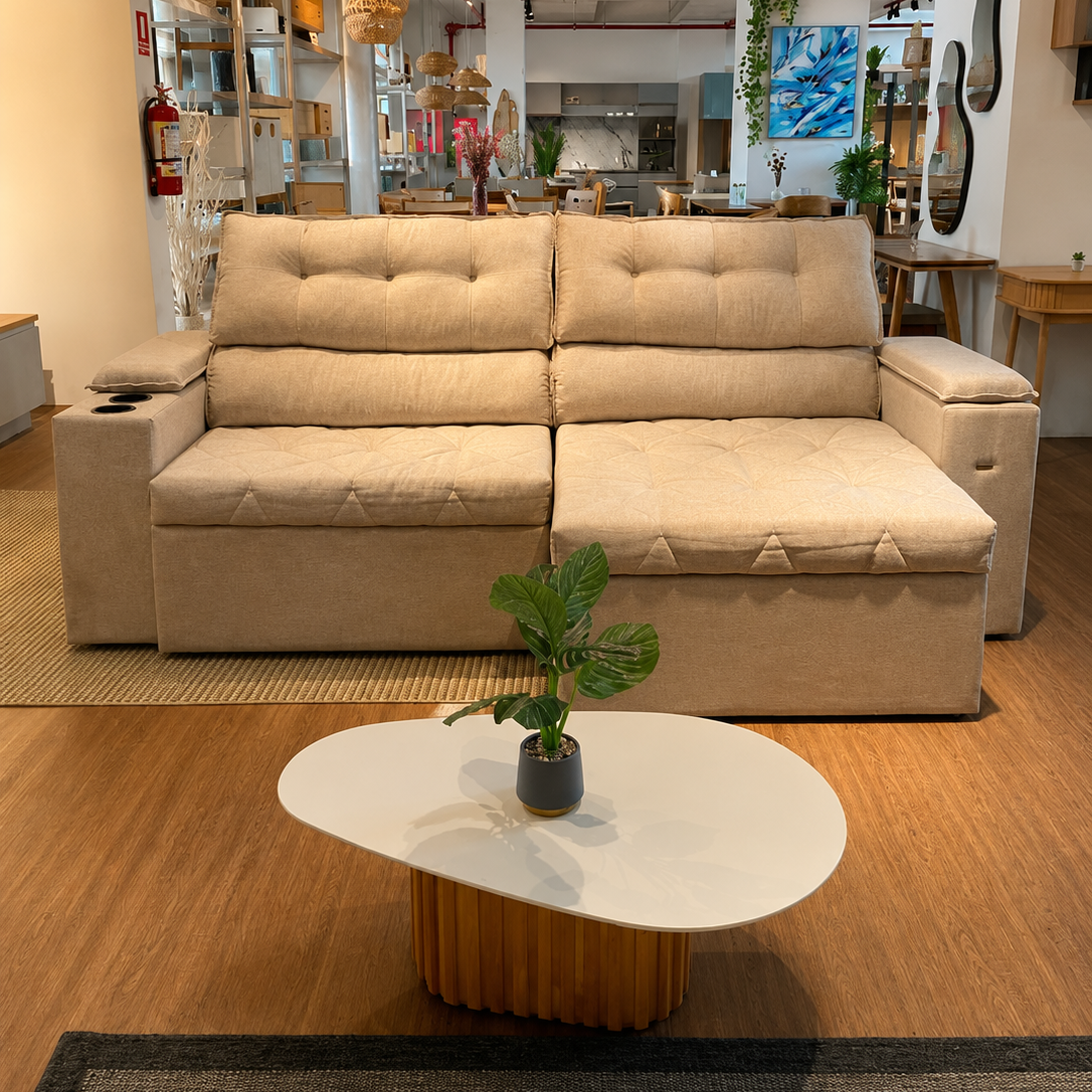 Sofa Otto 260CM - Retractil/Reclinable
