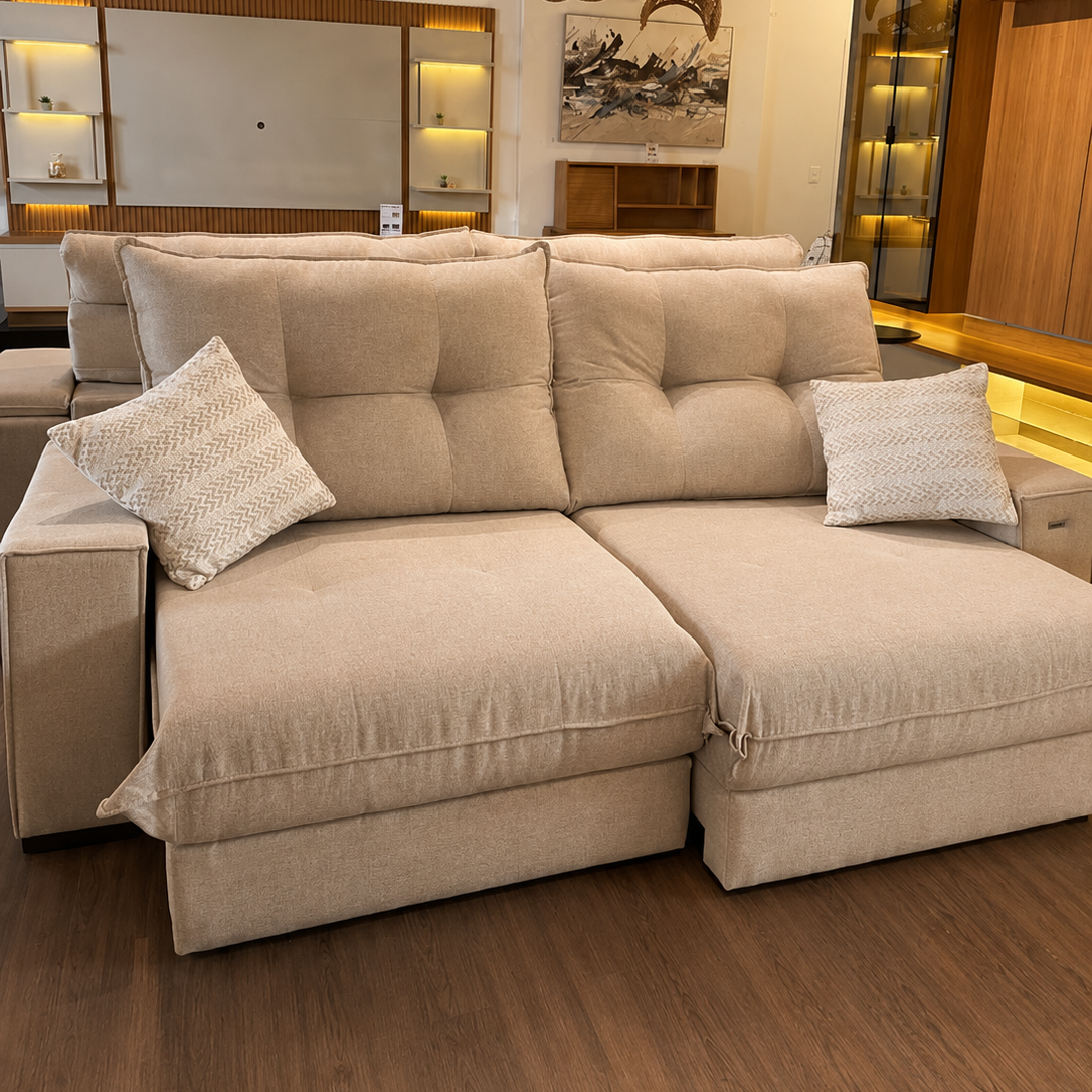 Sofa Dorian 236CM - Retractil/Reclinable