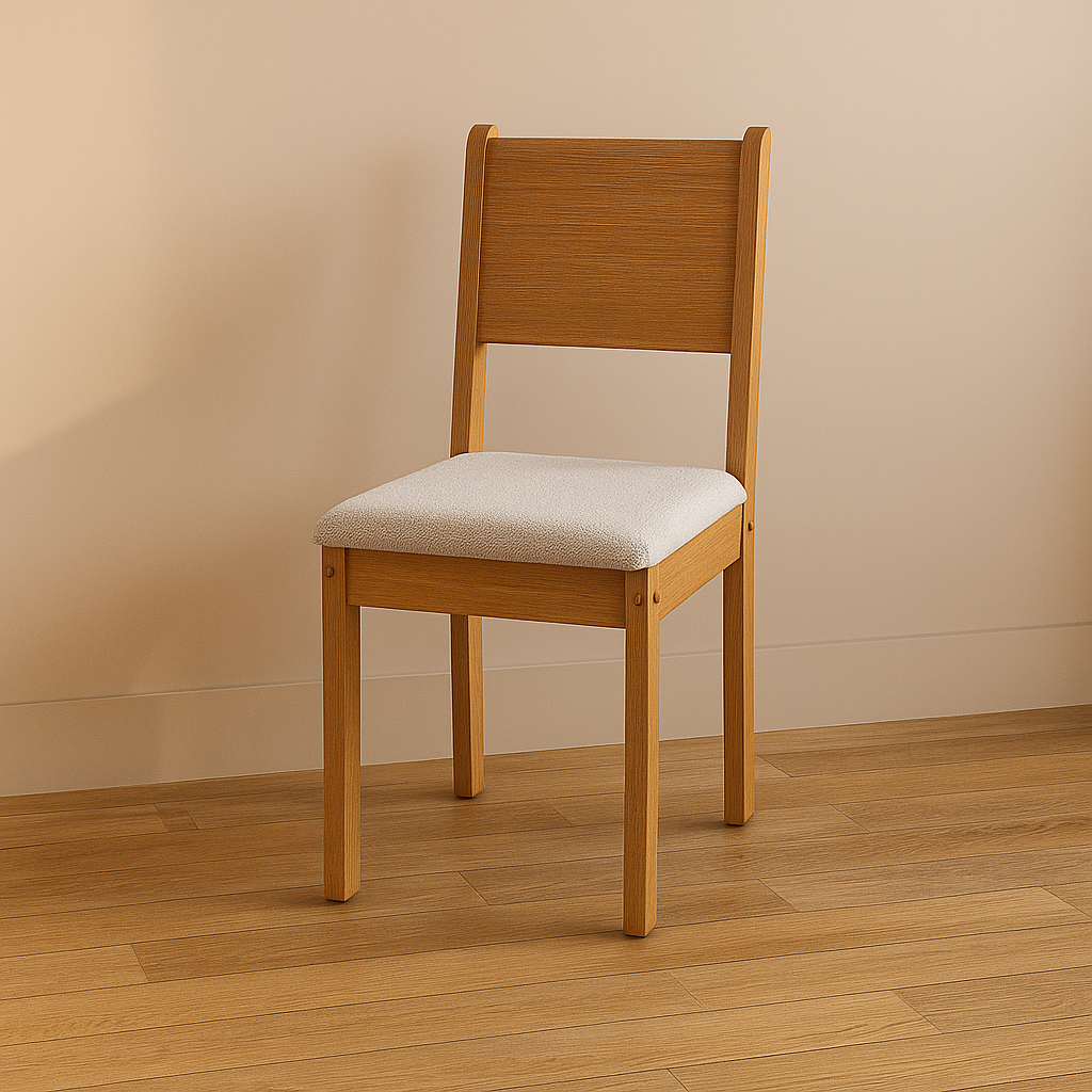 Juego de Comedor Melina 120CM + 4 Sillas Luna