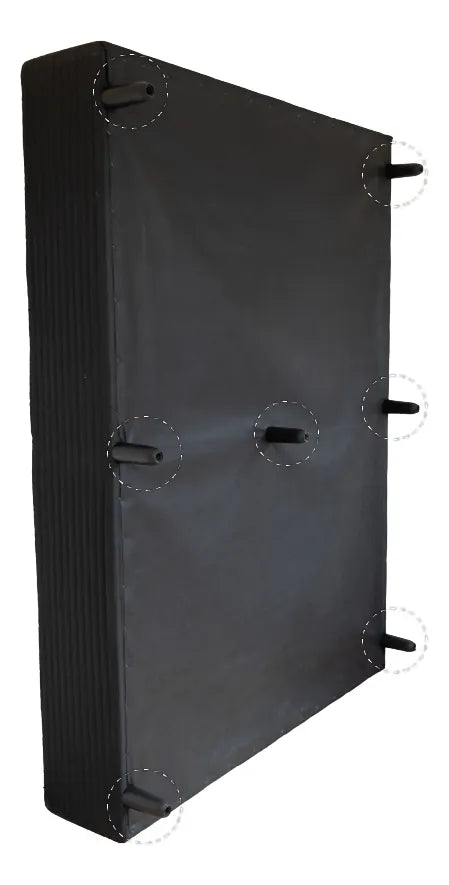Box Negro de Cama