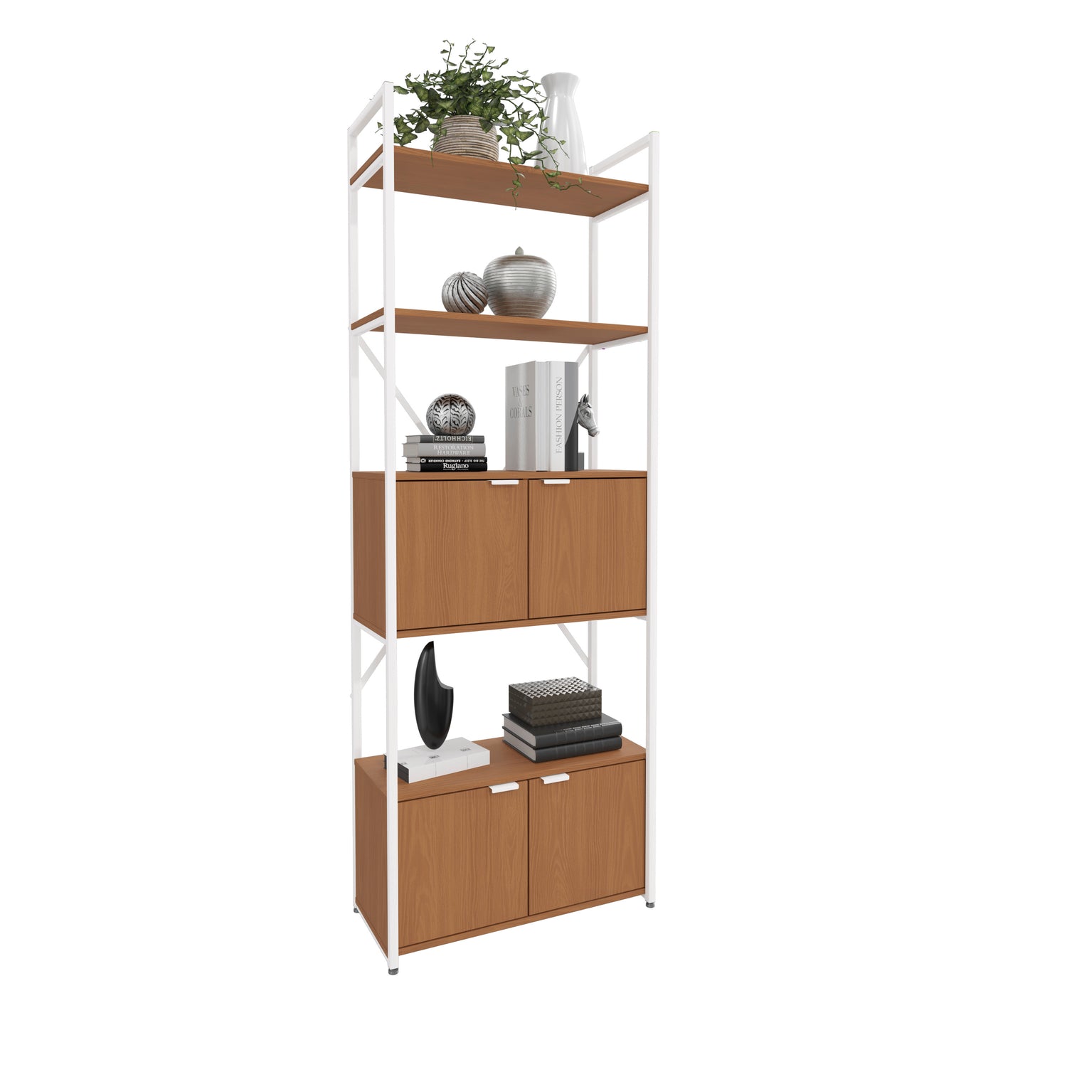 ESTANTERIA CON PUERTAS LINEA INDUSTRIAL HIERRO - BALTON HOGAR