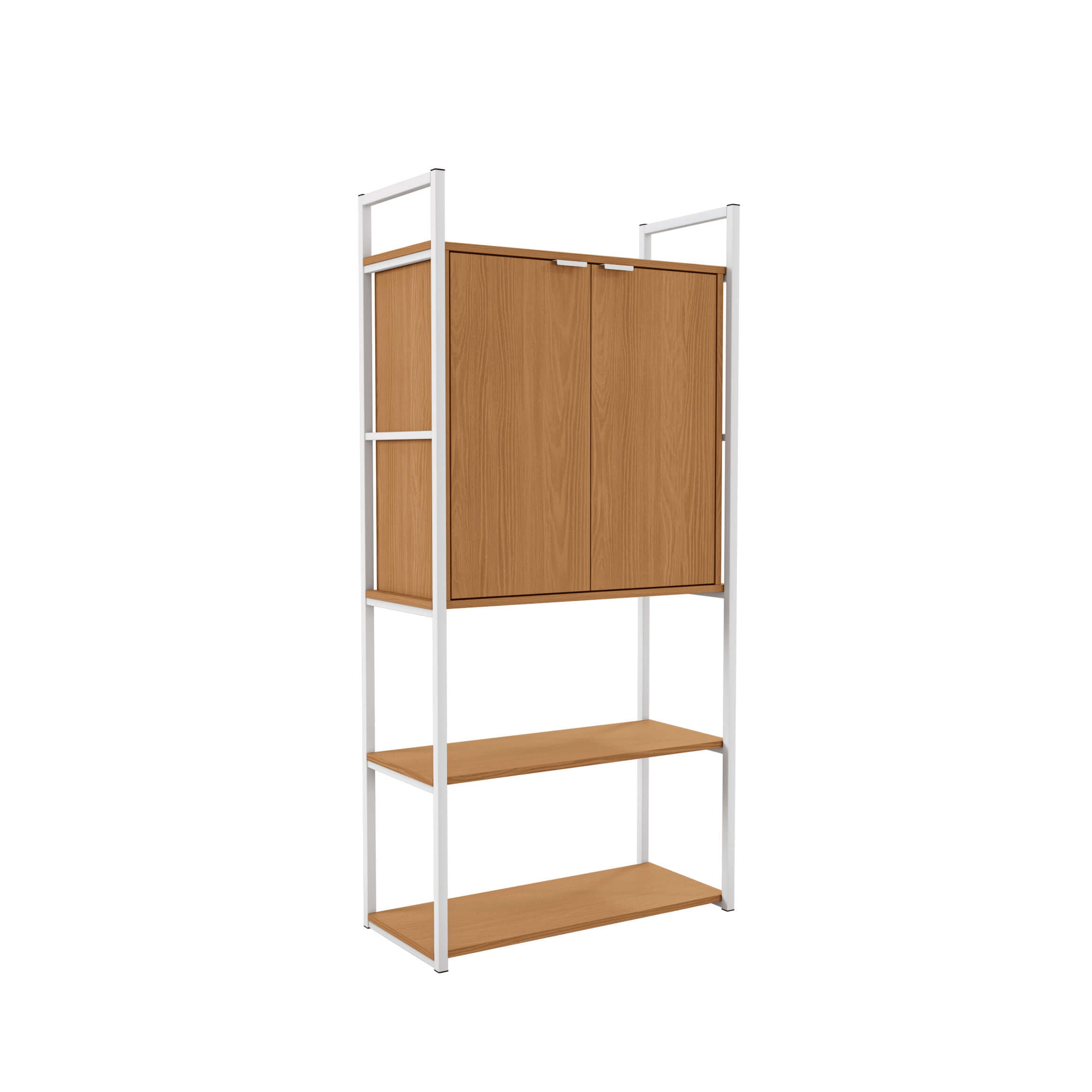 ESTANTERIA ALTA CON PUERTAS LINEA INDUSTRIAL HIERRO - BALTON HOGAR