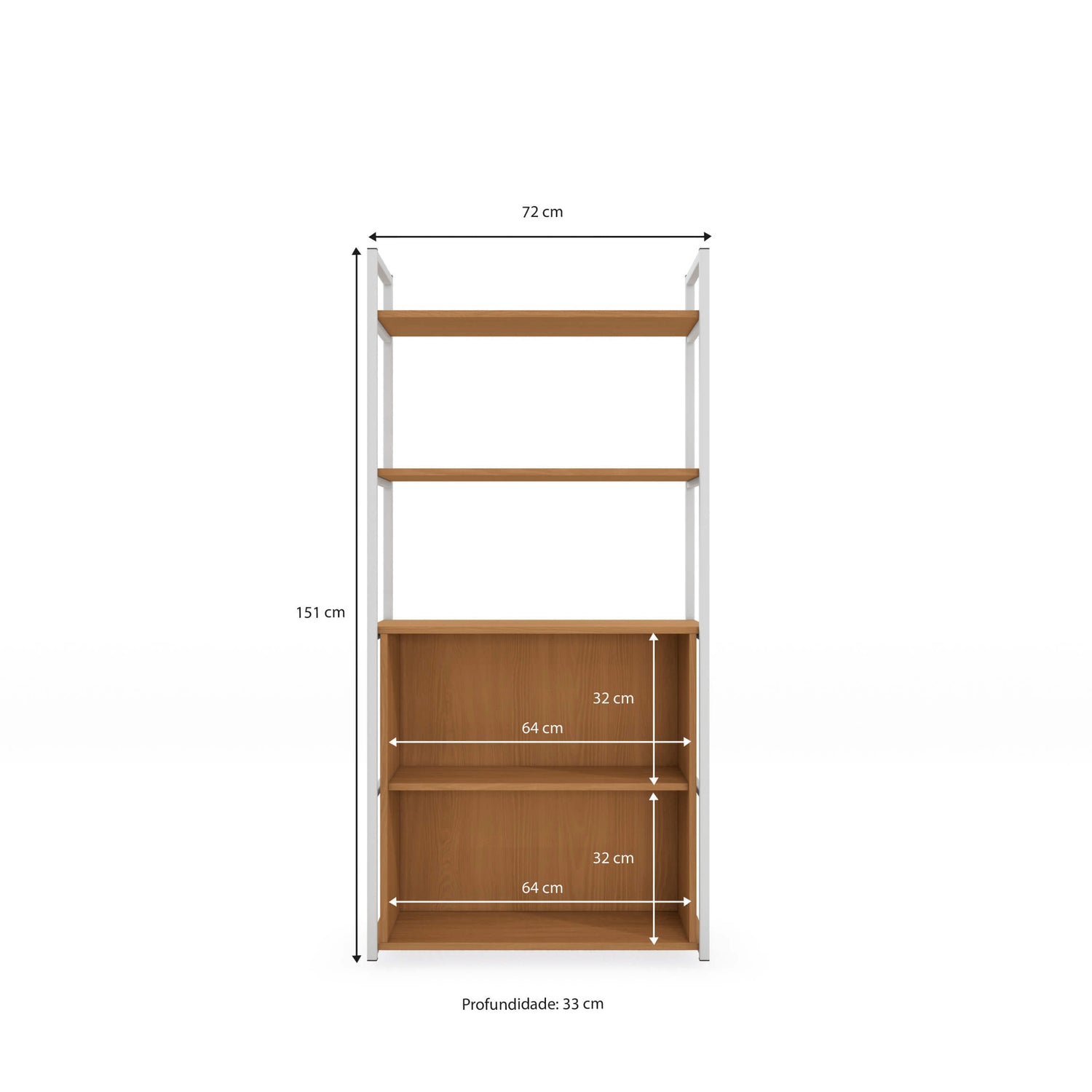 ESTANTERIA ALTA CON PUERTAS LINEA INDUSTRIAL HIERRO - BALTON HOGAR