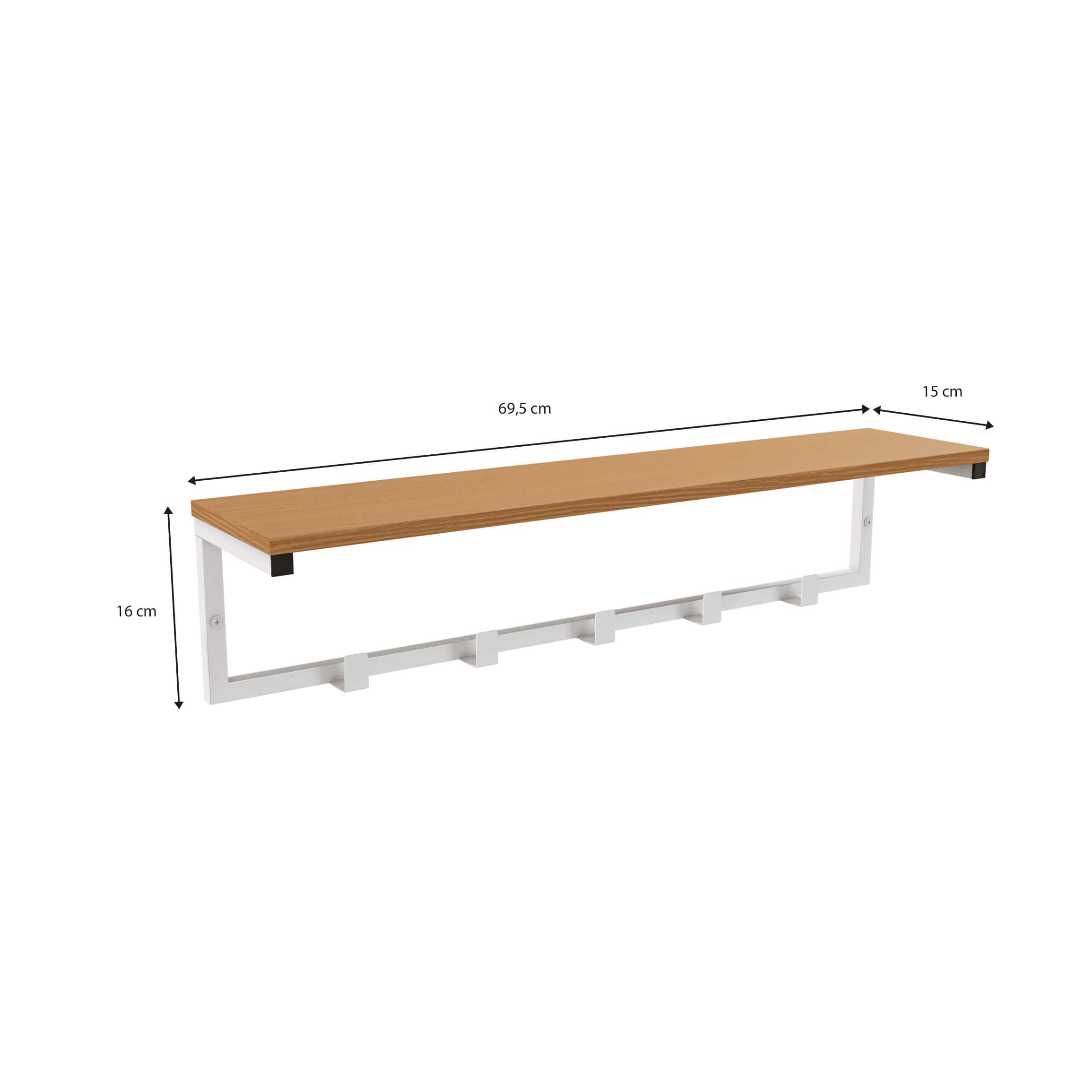 PERCHERO ORGANIZADOR LINEA INDUSTRIAL HIERRO