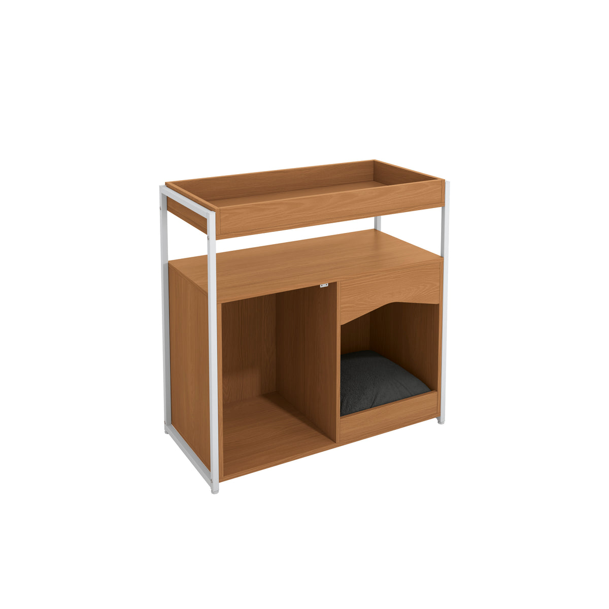 Mueble organizador para mascotas con estantes - Linea industrial