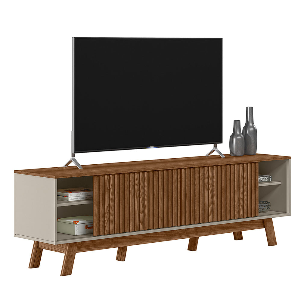 Rack para tv San Francisco 180cm con Listones de Madera