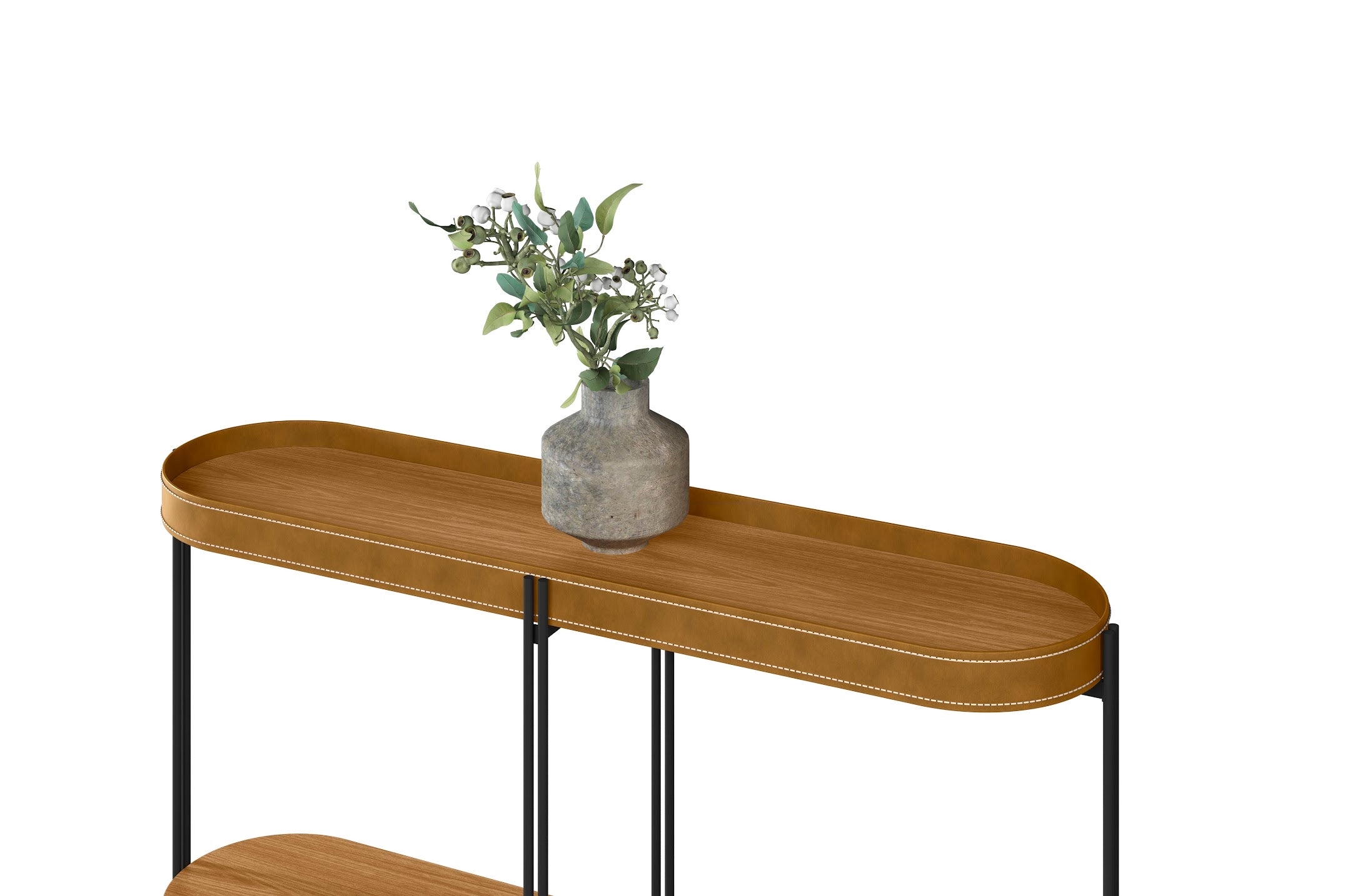 Aparador Monaco Buffet 140cm Cuero/Mdf