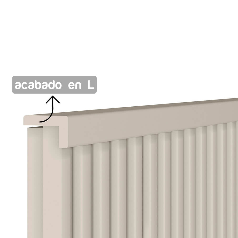 Respaldo de Cama con Listones de Madera Rafaela 240CM