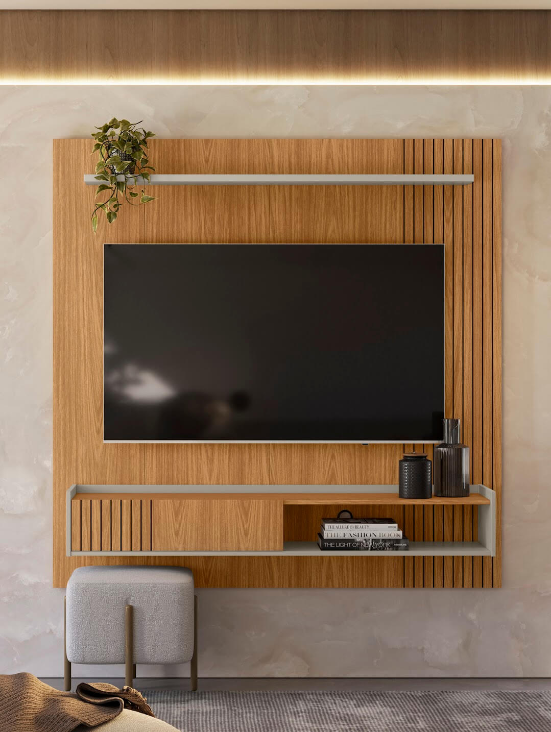 Panel Home Dublin TV 160cm MDF/MDP