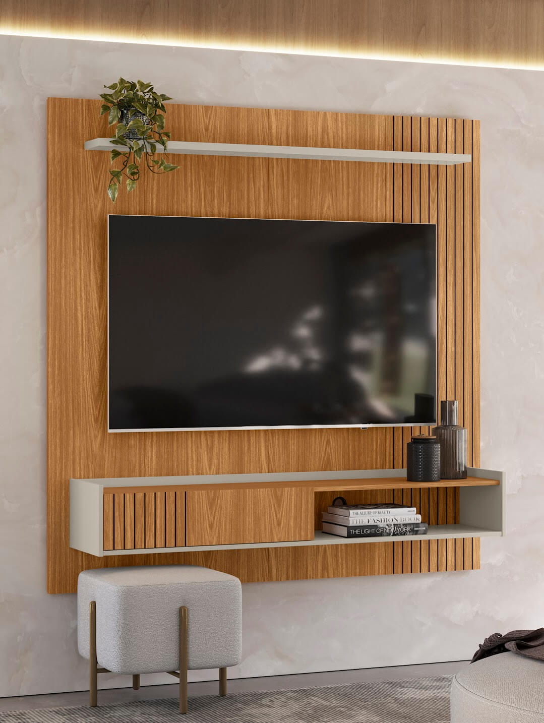 Panel Home Dublin TV 160cm MDF/MDP