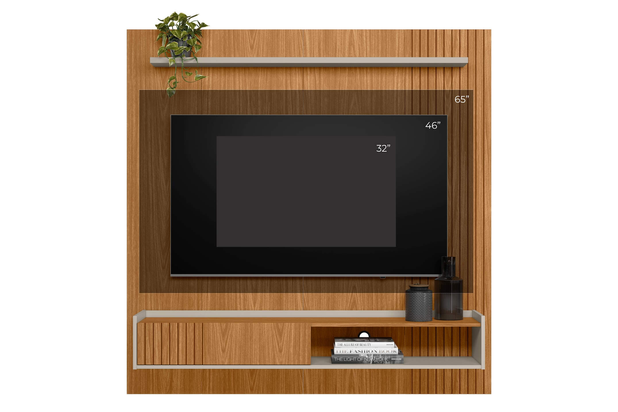 Panel Home Dublin TV 160cm MDF/MDP