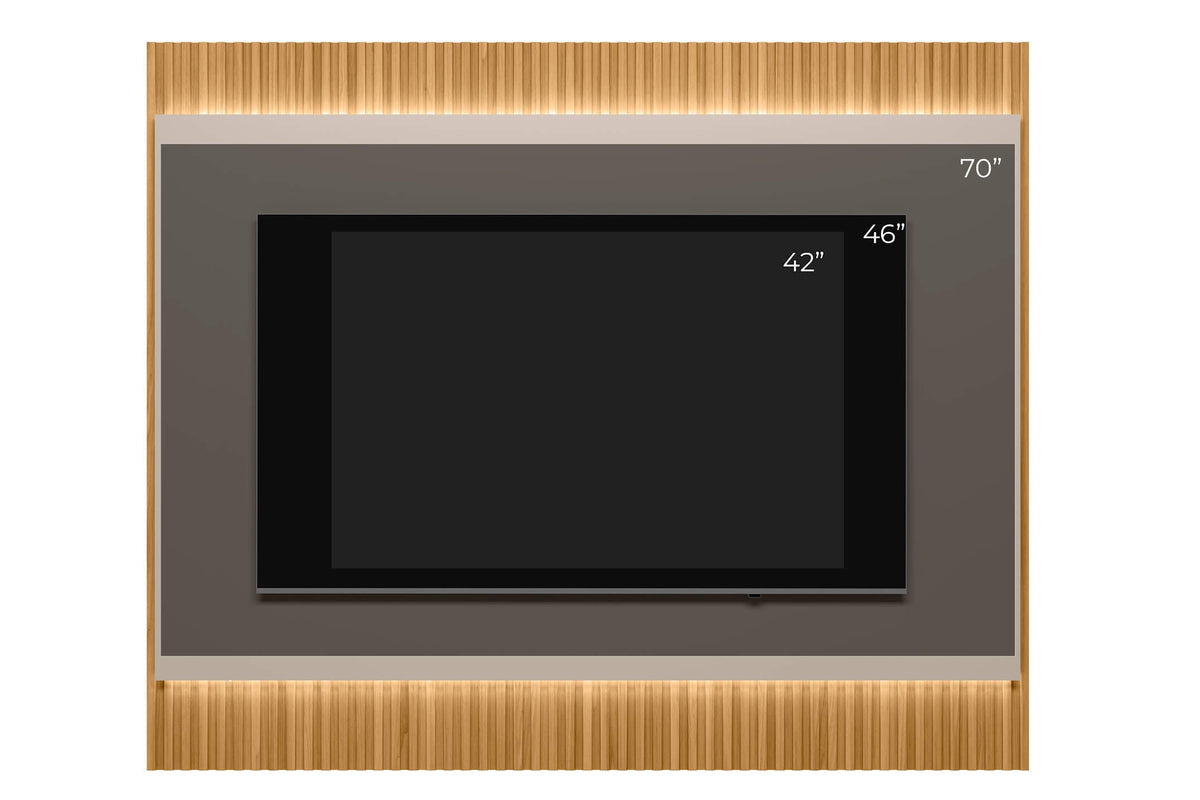 Panel para TV Sao Paulo con Led MDF/MDP