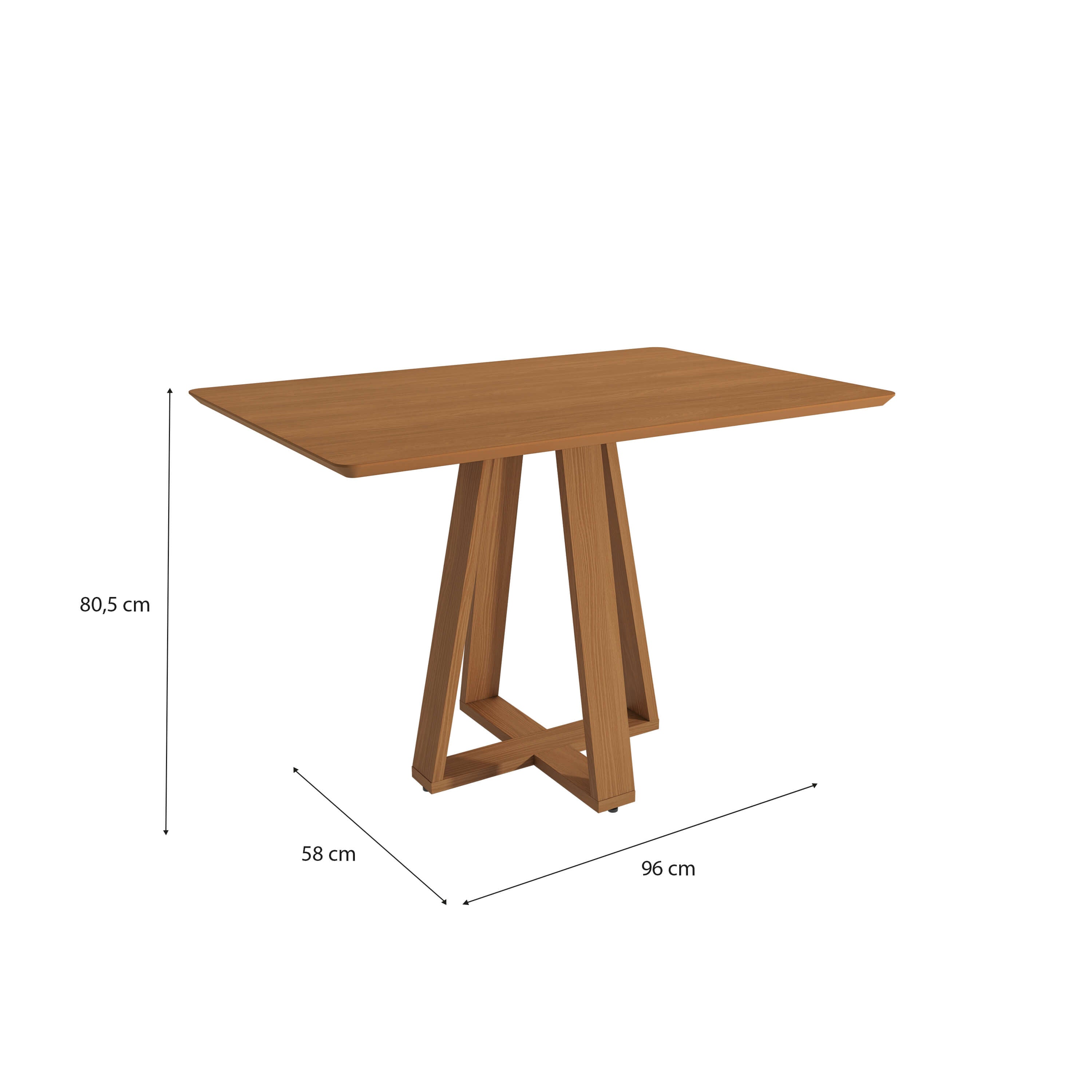 Juego de comedor Alva 120CM + 4 Sillas Luna