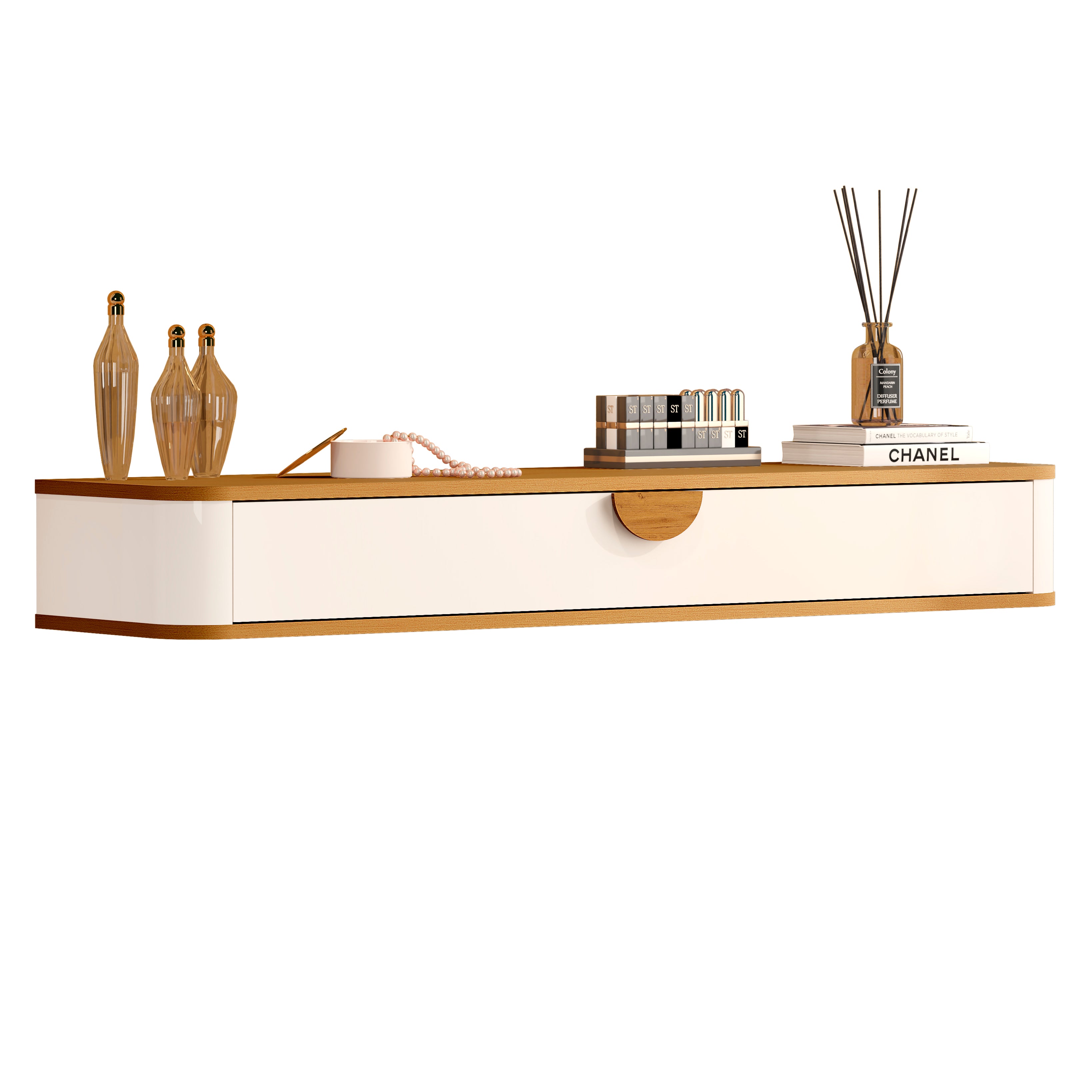 Recibidor Flotante 120CM - Linea Buriti 100% MDF