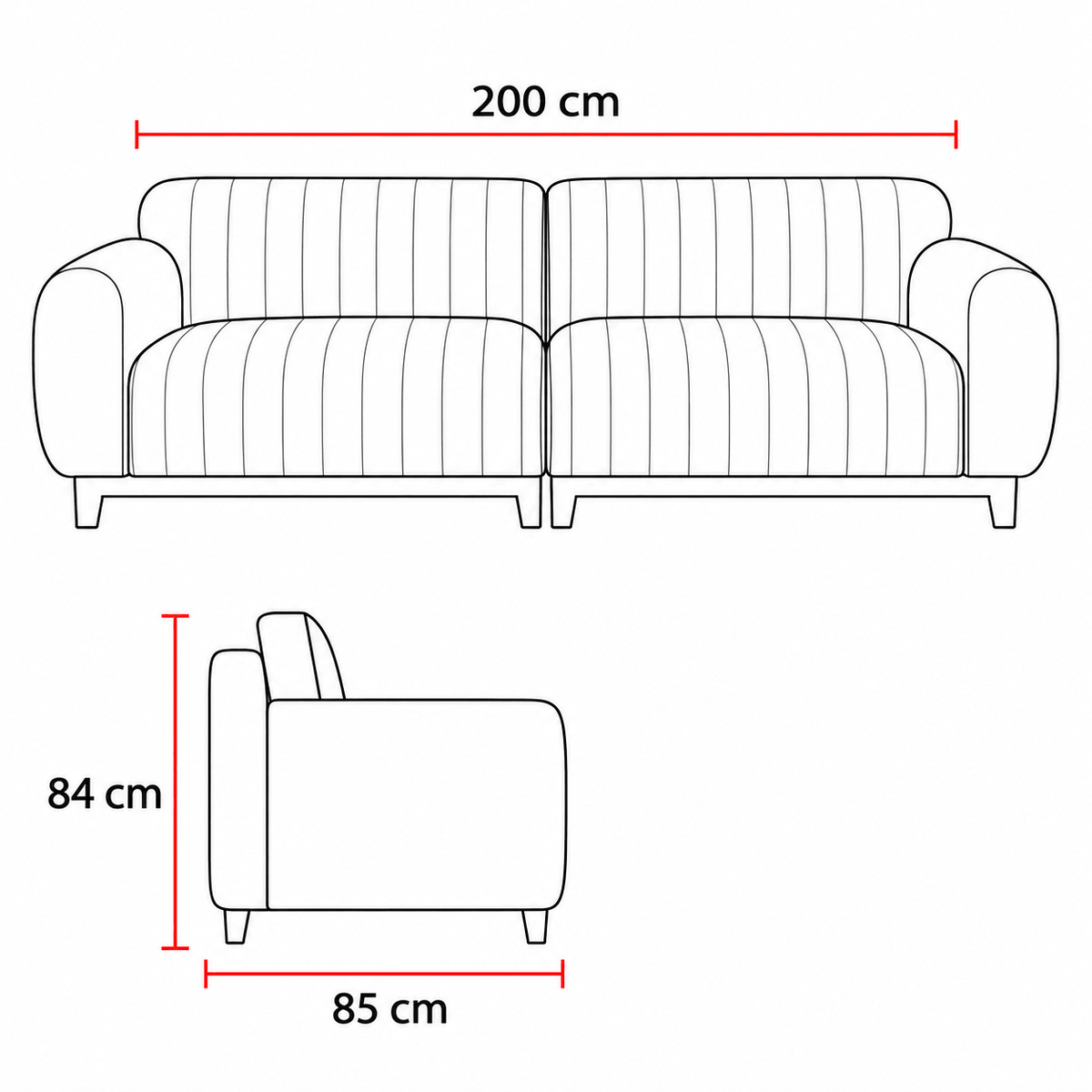 Sofa Helen - 200cm