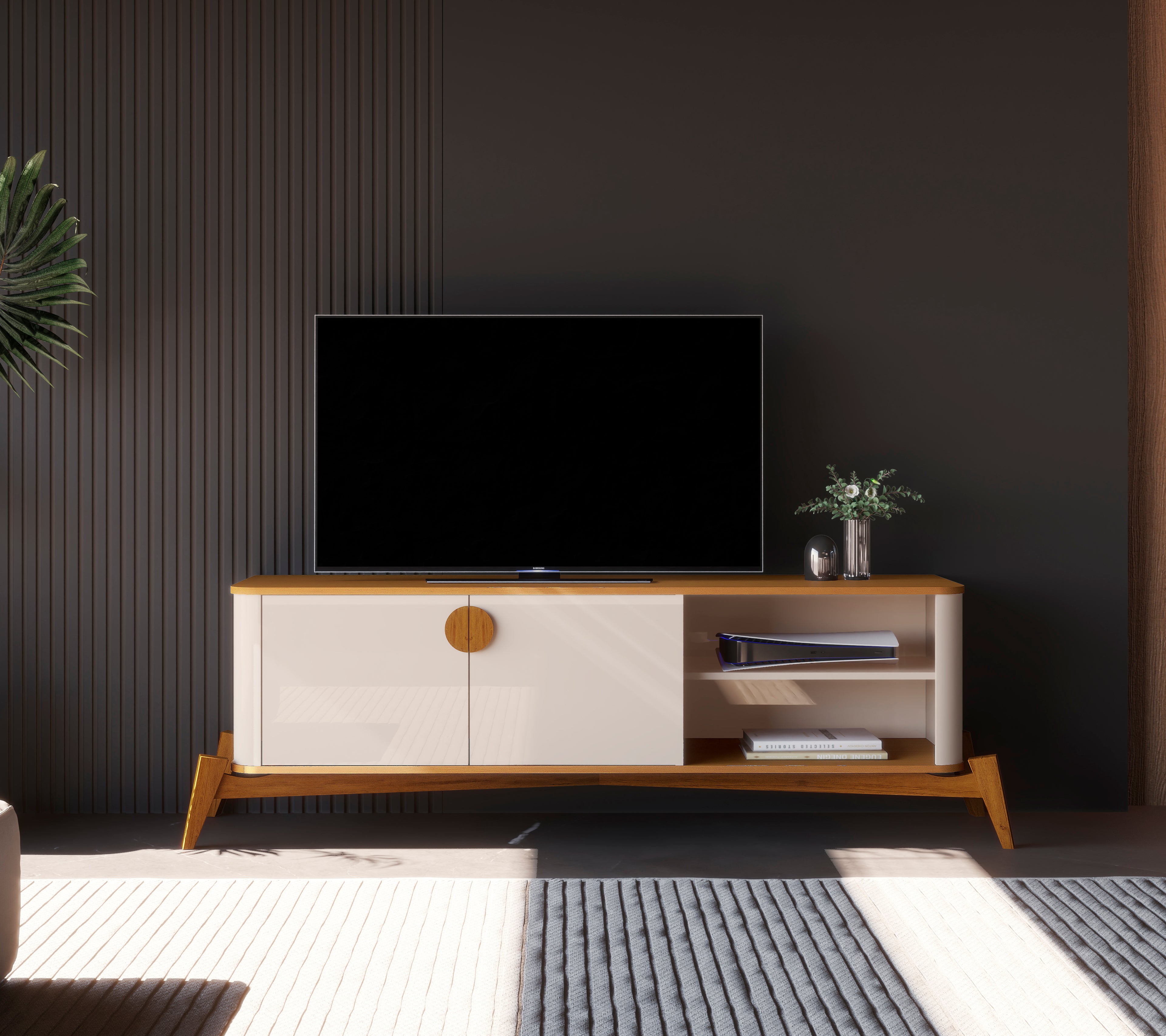 Rack 140CM - Linea Buriti 100% MDF