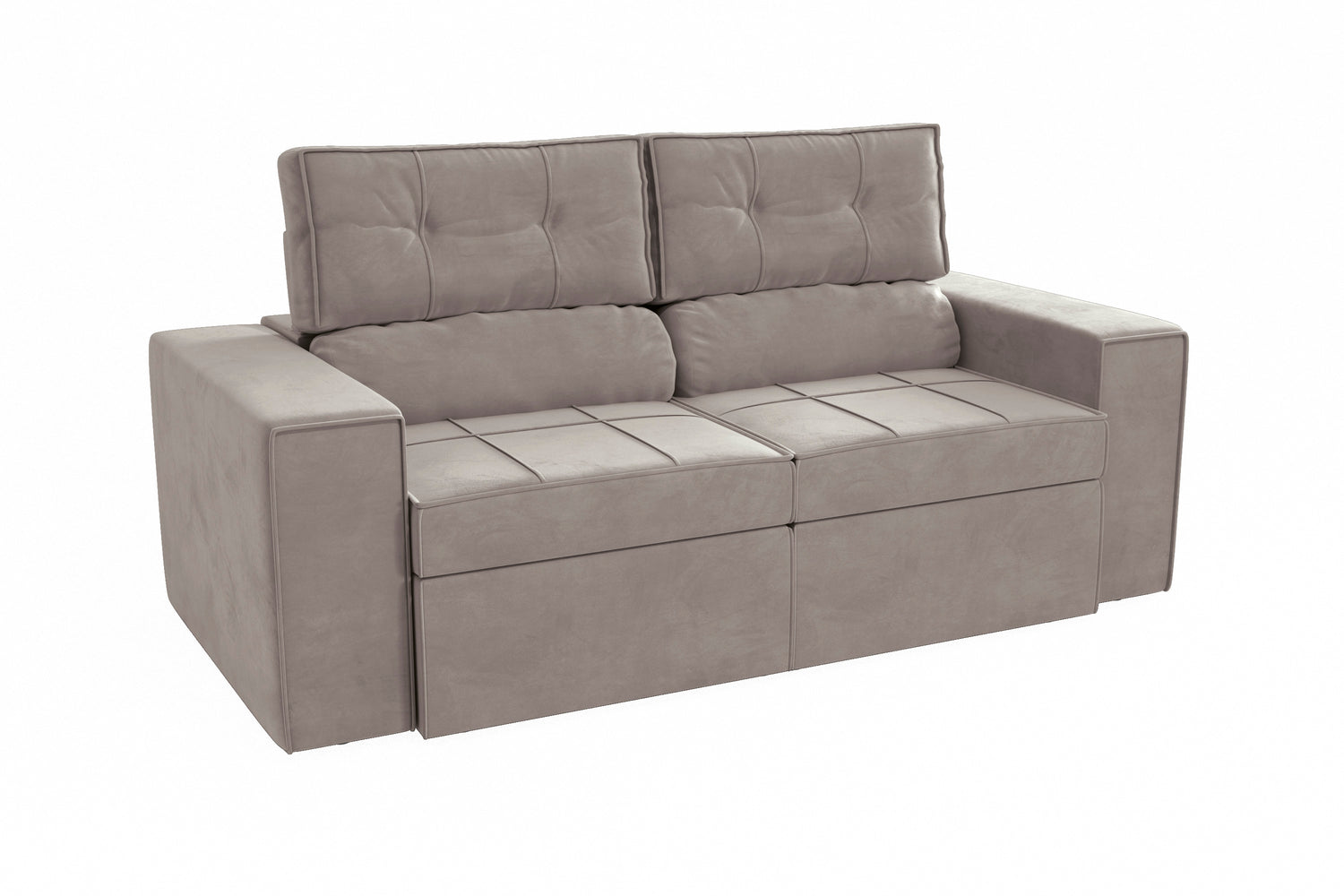 SOFA RETRACTIL/RECLINABLE 6 POSICIONES LANUS 206CM