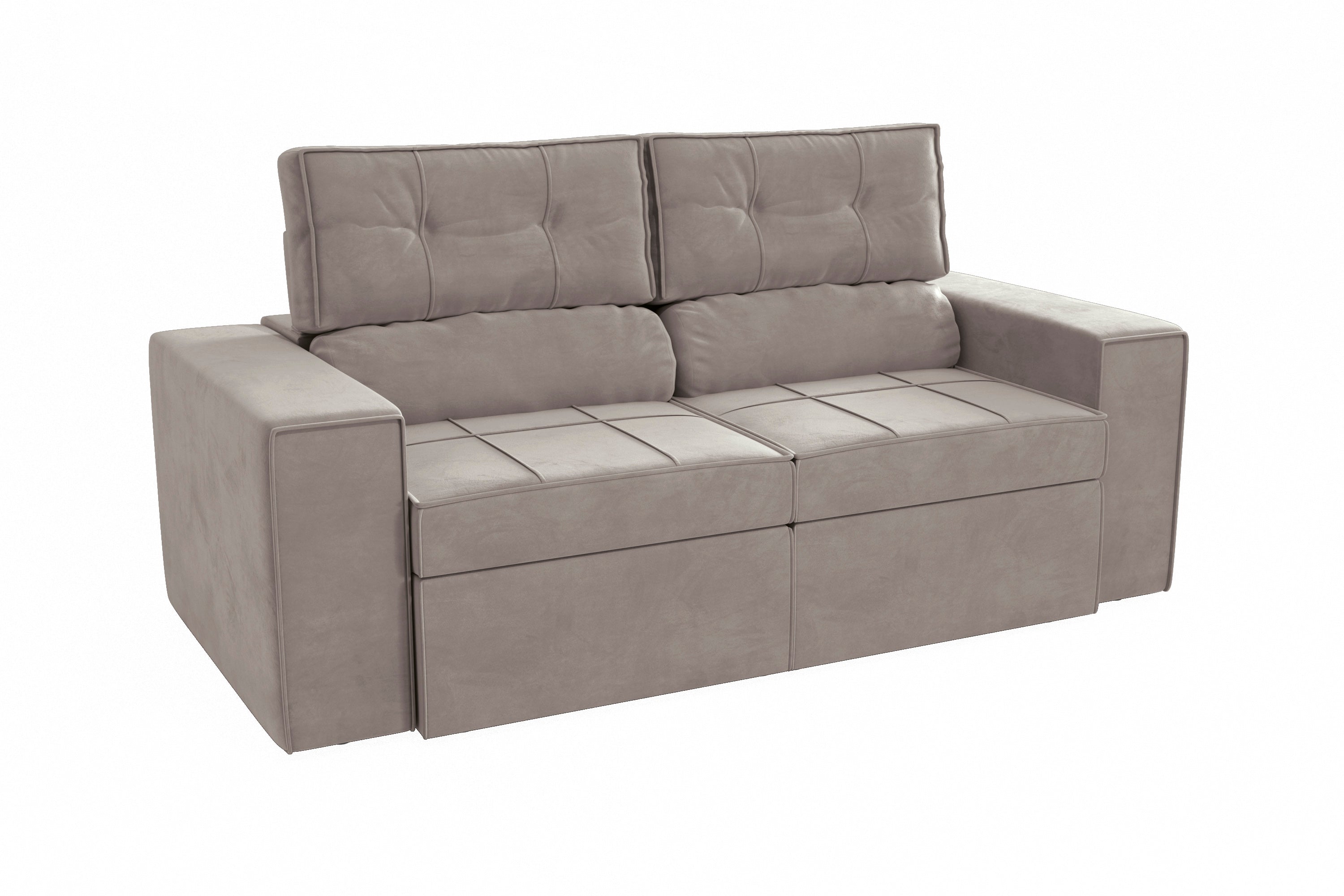 SOFA RETRACTIL/RECLINABLE 6 POSICIONES LANUS 206CM
