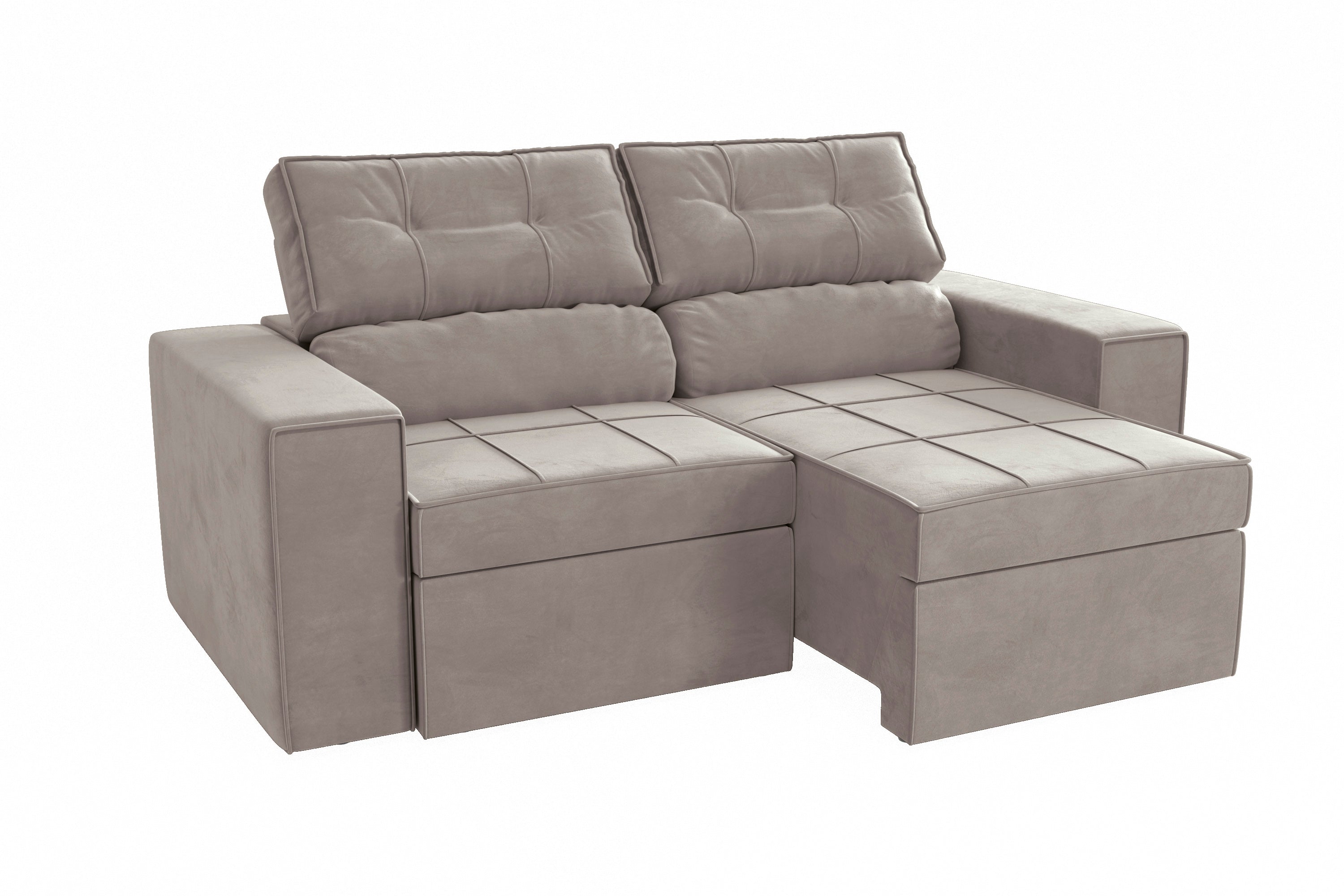 SOFA RETRACTIL/RECLINABLE 6 POSICIONES LANUS 206CM
